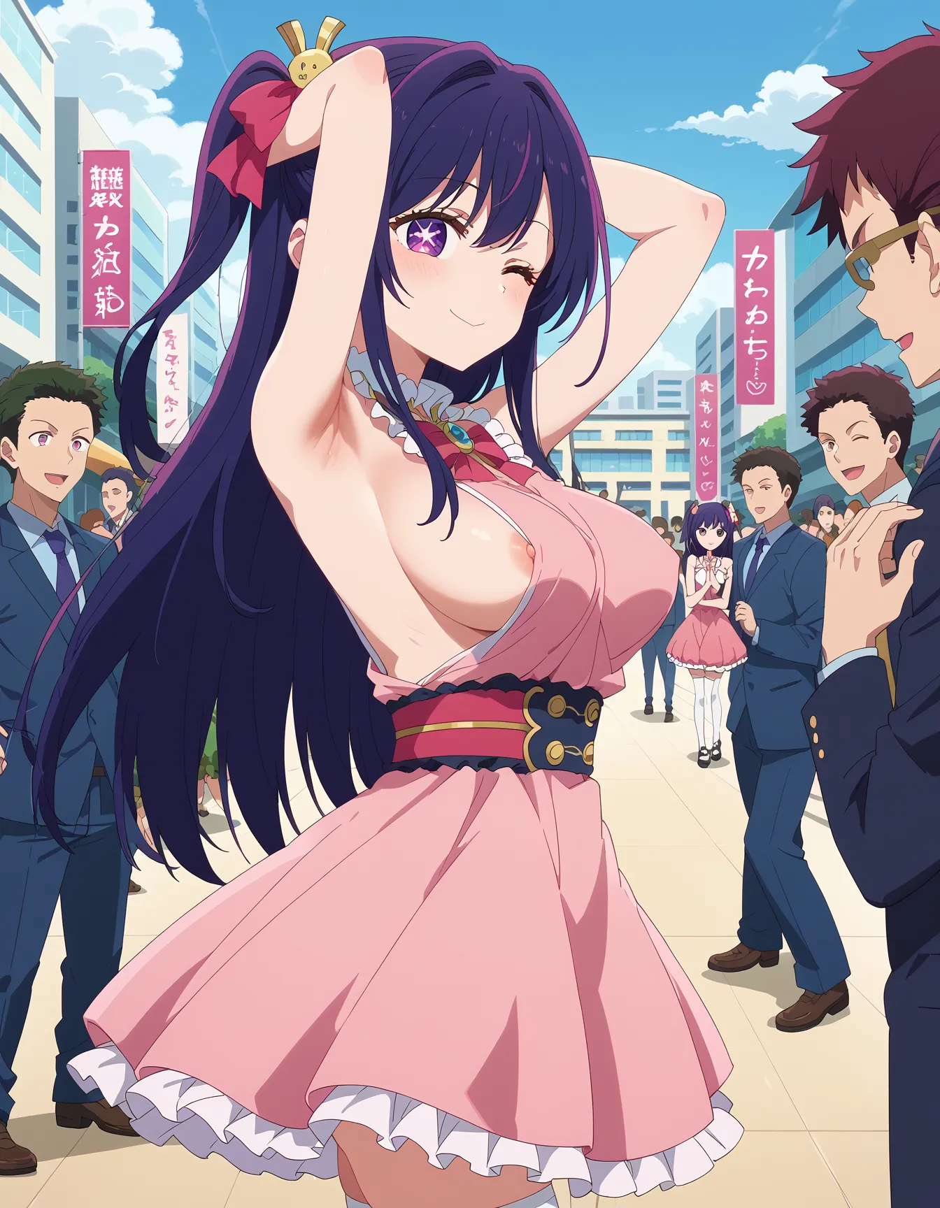 【「下着（ブラジャー・パンティ）」AIエロ画像（イラスト・アニメ・二次元風）15996枚まとめ！(134ページ目)のエロ画像5枚目