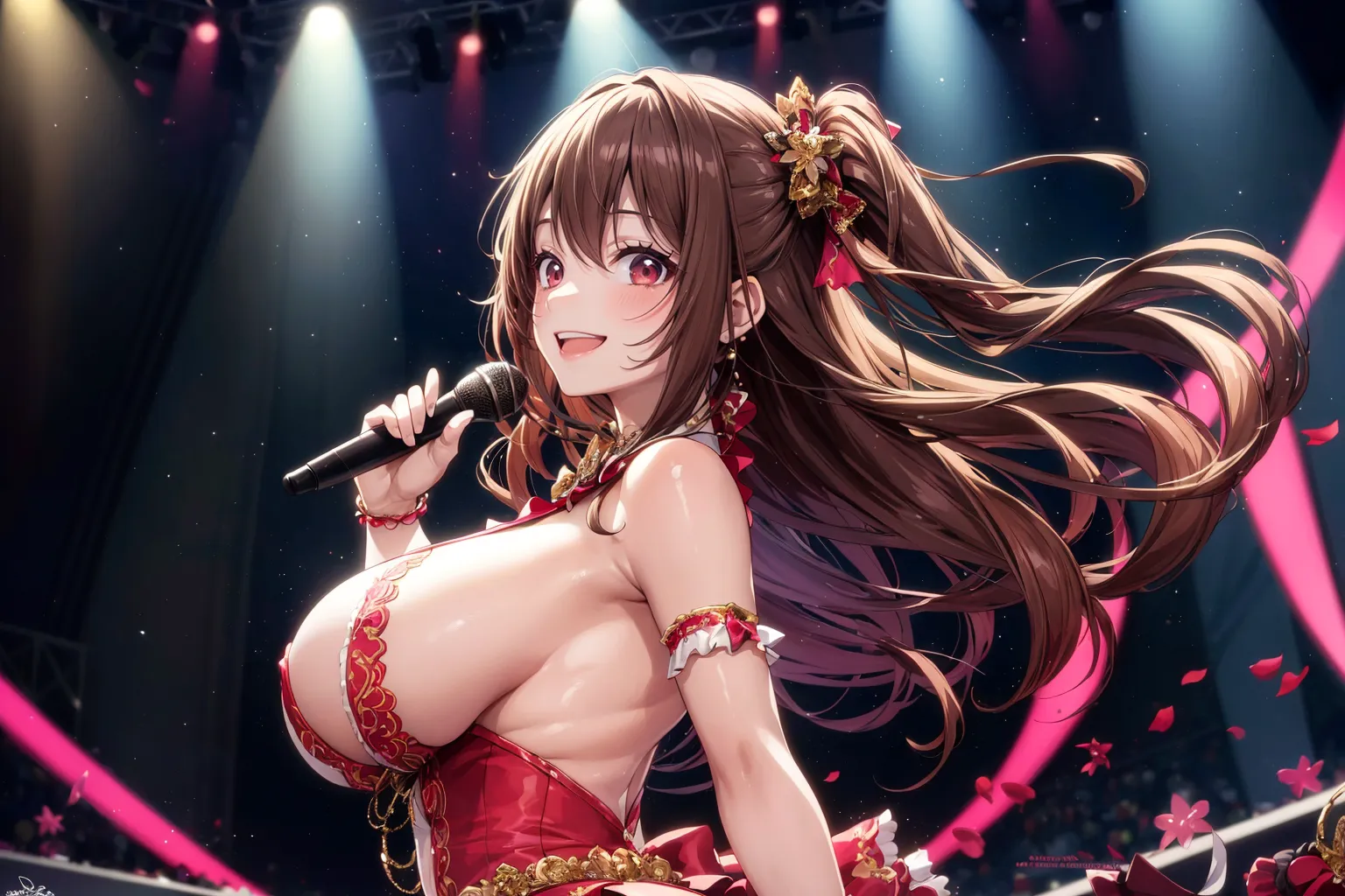 【「アイドル」AIエロ画像（イラスト・アニメ・二次元風）767枚まとめ！(7ページ目)のエロ画像23枚目