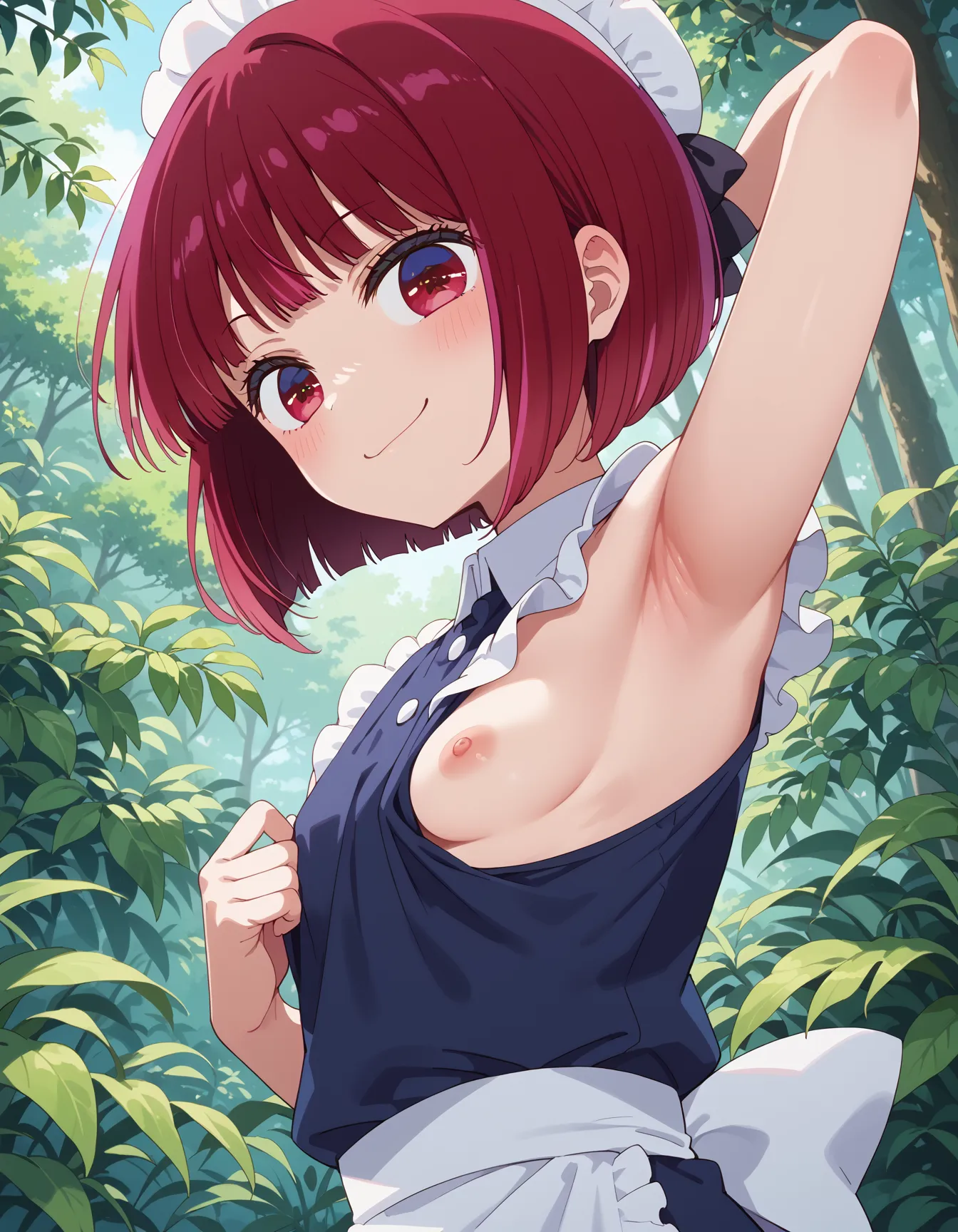 【「腋・脇」AIエロ画像（イラスト・アニメ・二次元風）4705枚まとめ！(39ページ目)のエロ画像26枚目
