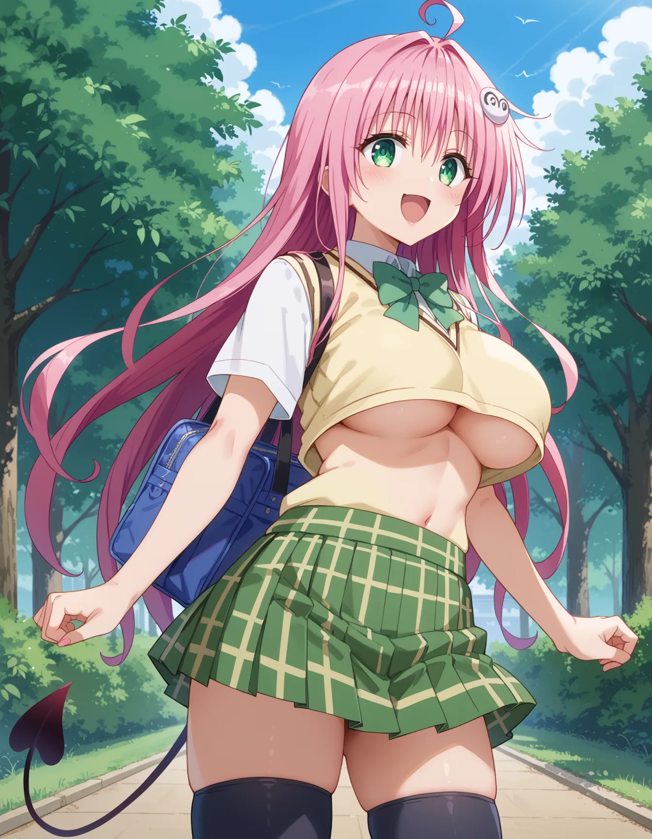 【「学制服」AIエロ画像（イラスト・アニメ・二次元風）4855枚まとめ！(40ページ目)のエロ画像9枚目