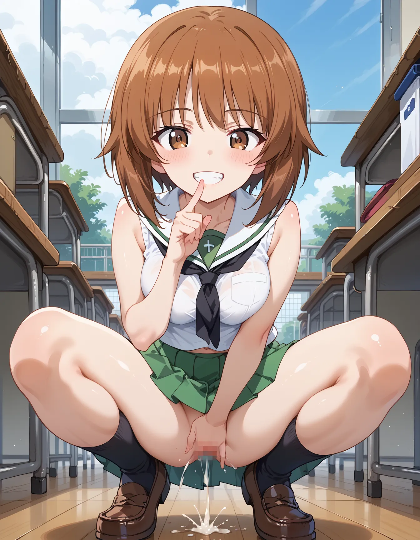 【「学制服」AIエロ画像（イラスト・アニメ・二次元風）4855枚まとめ！(40ページ目)のエロ画像5枚目