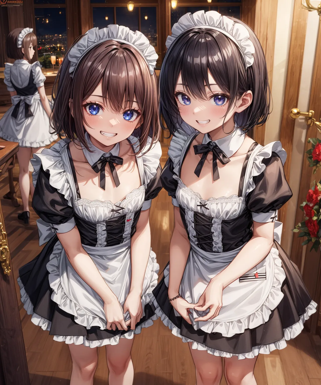 【「メイド」AIエロ画像（イラスト・アニメ・二次元風）516枚まとめ！(5ページ目)のエロ画像7枚目