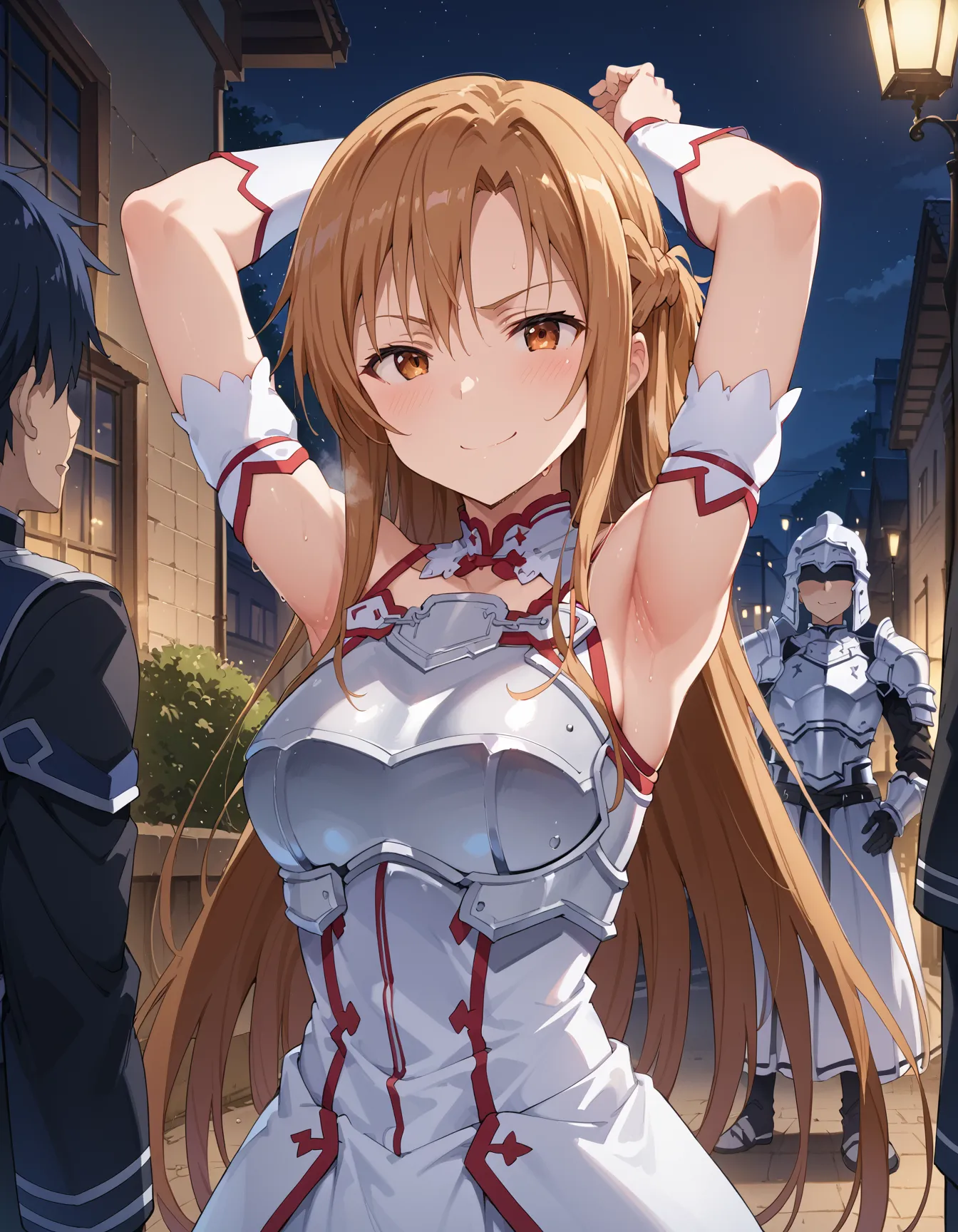 【「腋・脇」AIエロ画像（イラスト・アニメ・二次元風）4705枚まとめ！(39ページ目)のエロ画像22枚目