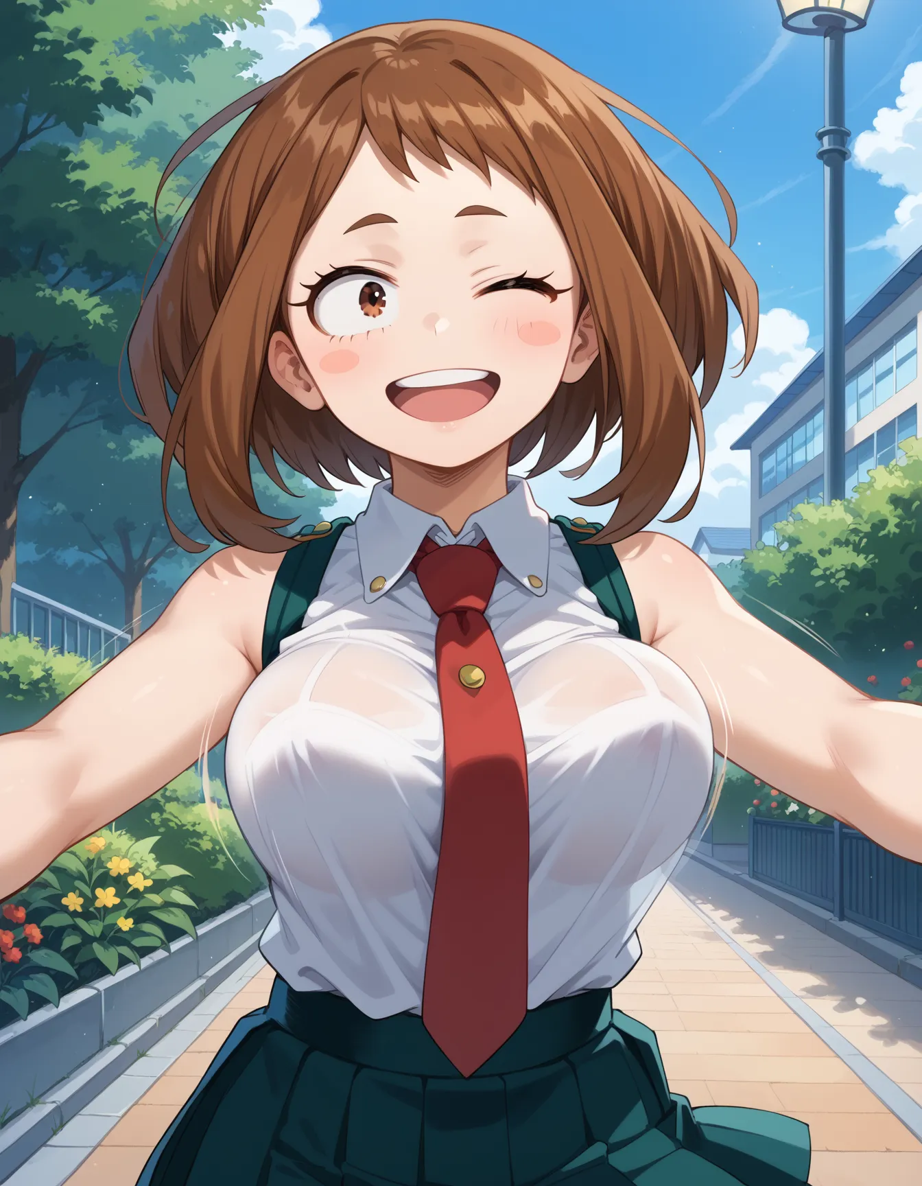 【「学制服」AIエロ画像（イラスト・アニメ・二次元風）4855枚まとめ！(40ページ目)のエロ画像2枚目