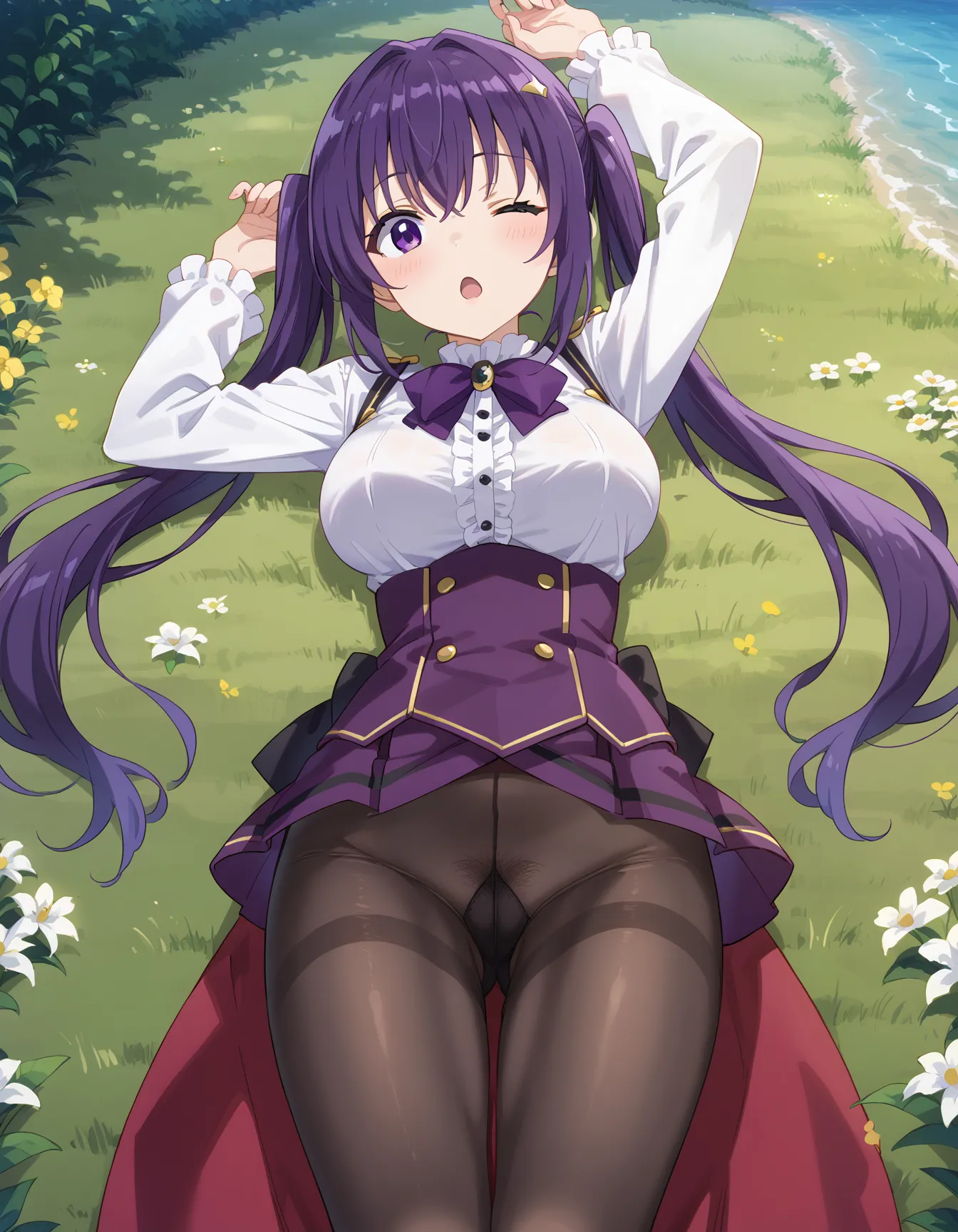 【「パンスト」AIエロ画像（イラスト・アニメ・二次元風）1436枚まとめ！(13ページ目)のエロ画像18枚目