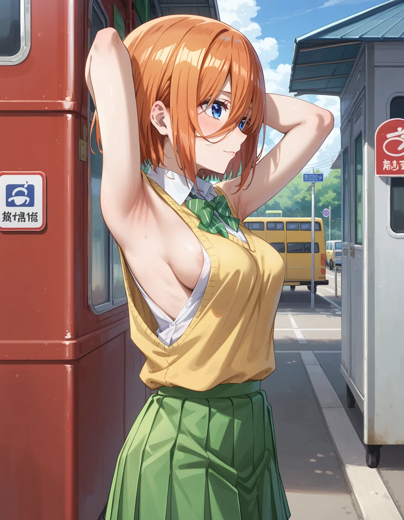 【「学制服」AIエロ画像（イラスト・アニメ・二次元風）4855枚まとめ！(39ページ目)のエロ画像25枚目