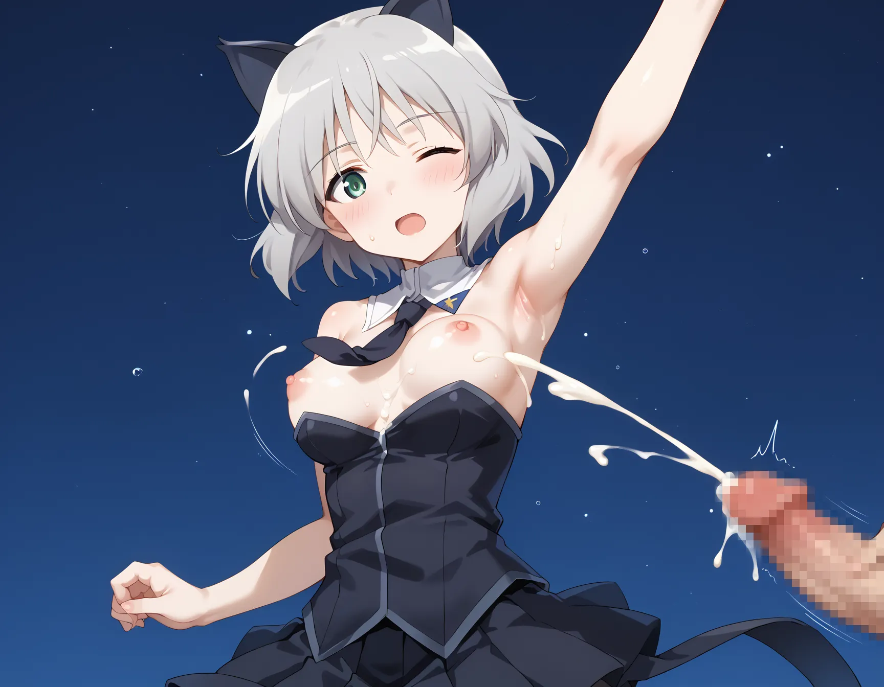 【「パンスト」AIエロ画像（イラスト・アニメ・二次元風）1436枚まとめ！(13ページ目)のエロ画像15枚目