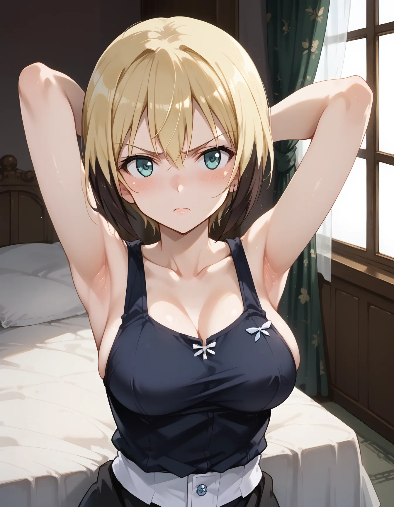 【「下着（ブラジャー・パンティ）」AIエロ画像（イラスト・アニメ・二次元風）15996枚まとめ！(130ページ目)のエロ画像18枚目