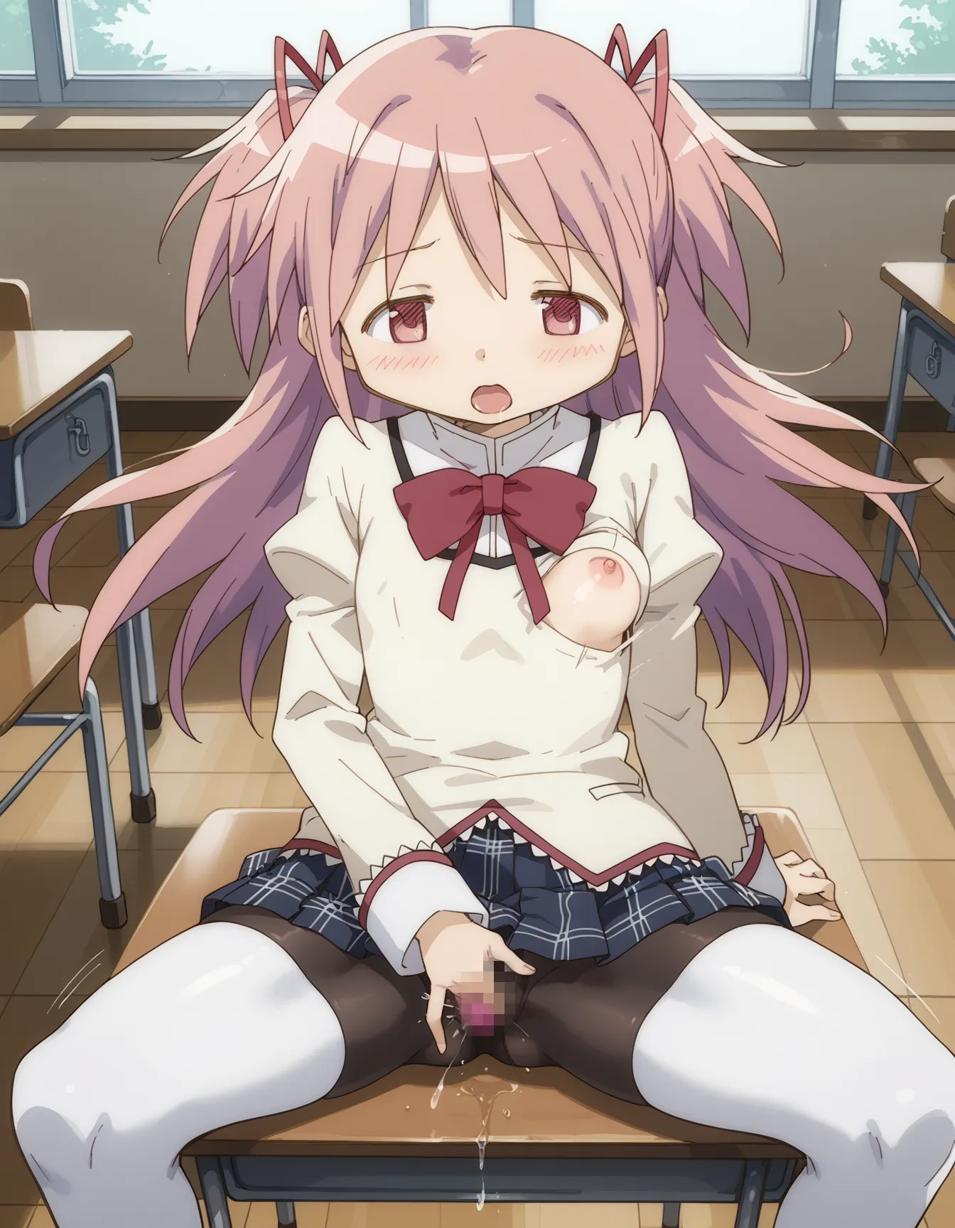 【「学制服」AIエロ画像（イラスト・アニメ・二次元風）4855枚まとめ！(39ページ目)のエロ画像15枚目