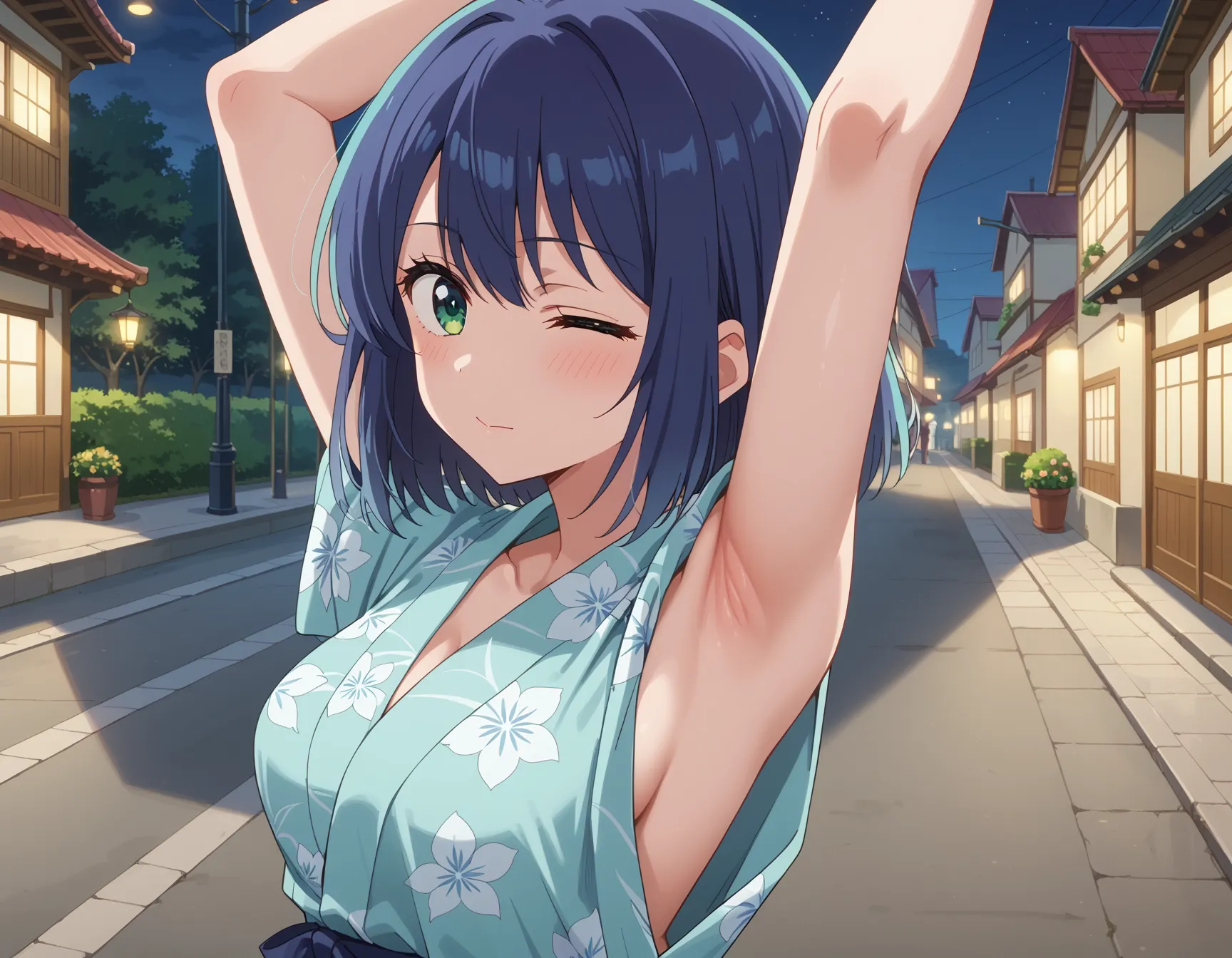 【「腋・脇」AIエロ画像（イラスト・アニメ・二次元風）4705枚まとめ！(38ページ目)のエロ画像26枚目