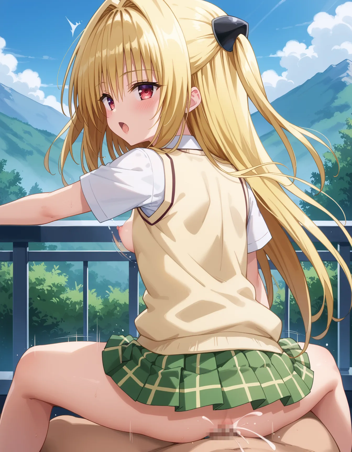 【「学制服」AIエロ画像（イラスト・アニメ・二次元風）4855枚まとめ！(39ページ目)のエロ画像11枚目