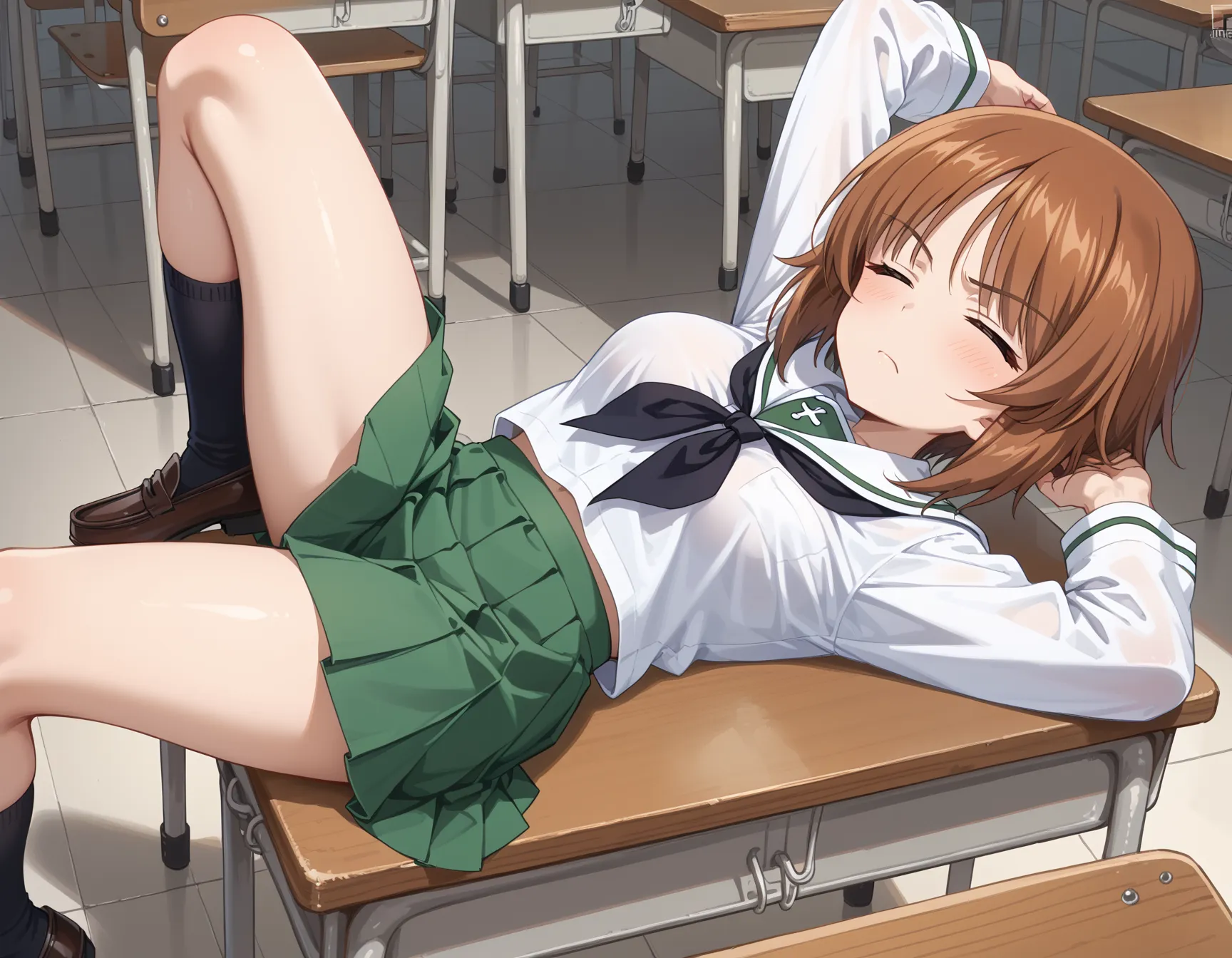 【「学制服」AIエロ画像（イラスト・アニメ・二次元風）4855枚まとめ！(39ページ目)のエロ画像2枚目