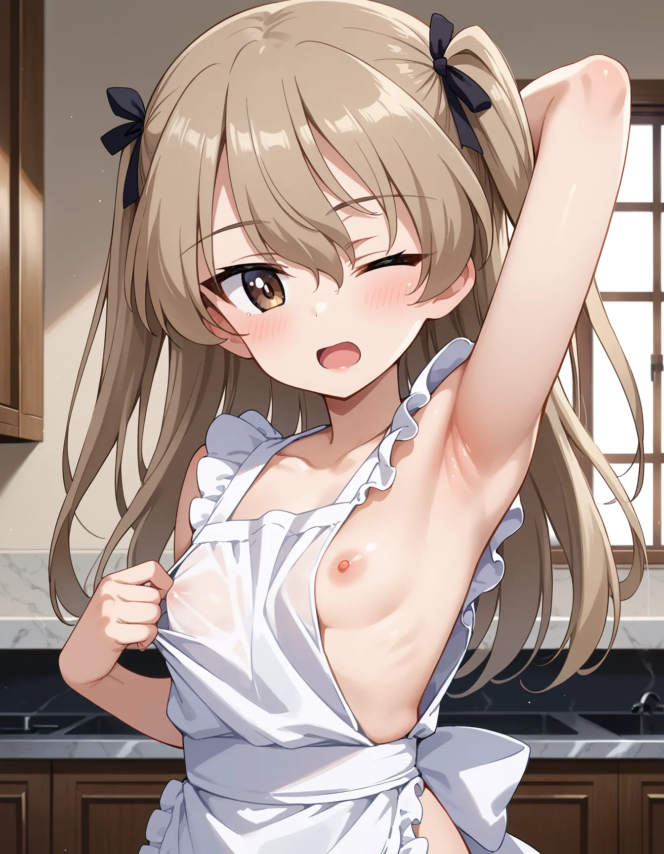 【「腋・脇」AIエロ画像（イラスト・アニメ・二次元風）4705枚まとめ！(38ページ目)のエロ画像15枚目