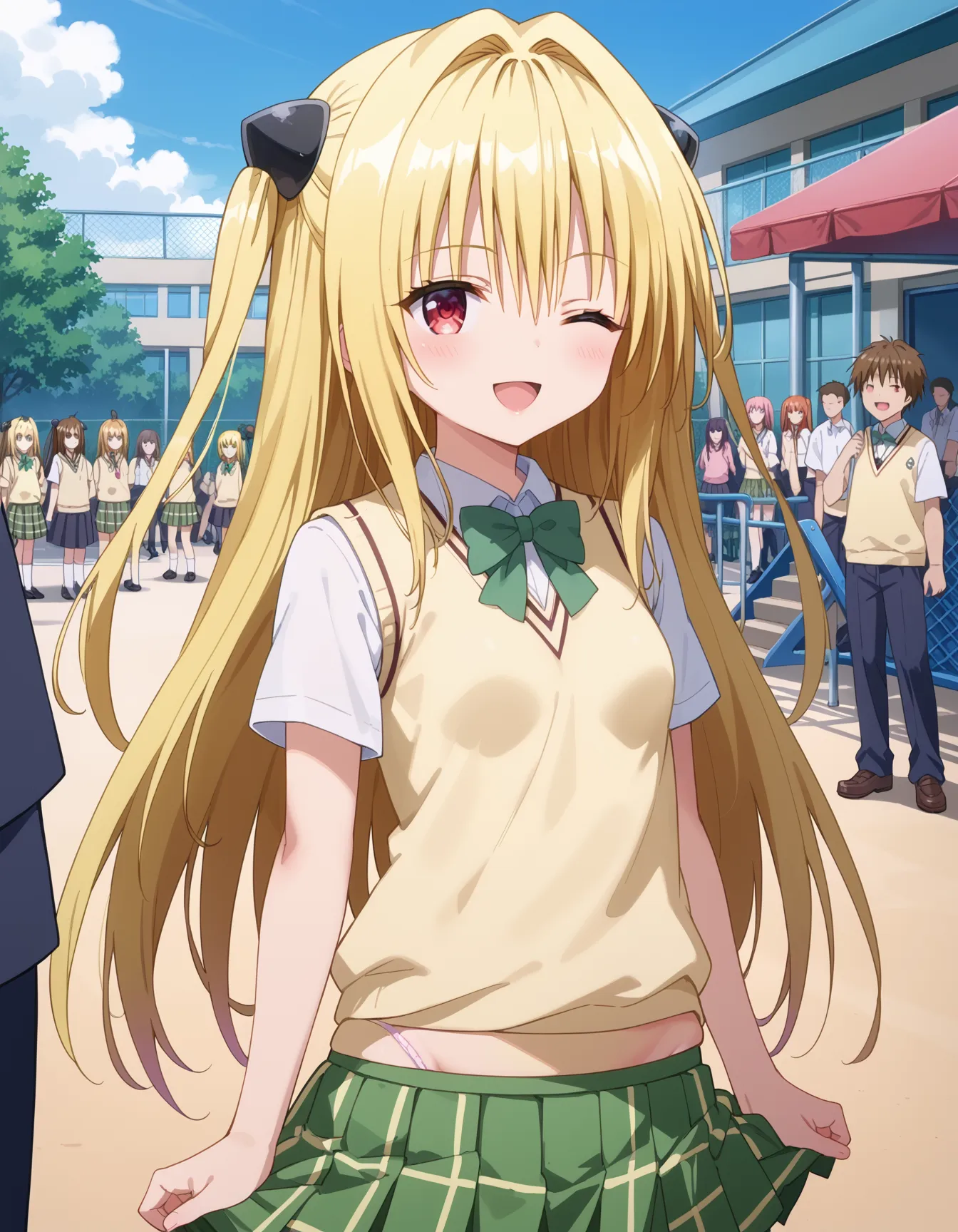 【「学制服」AIエロ画像（イラスト・アニメ・二次元風）4855枚まとめ！(38ページ目)のエロ画像26枚目