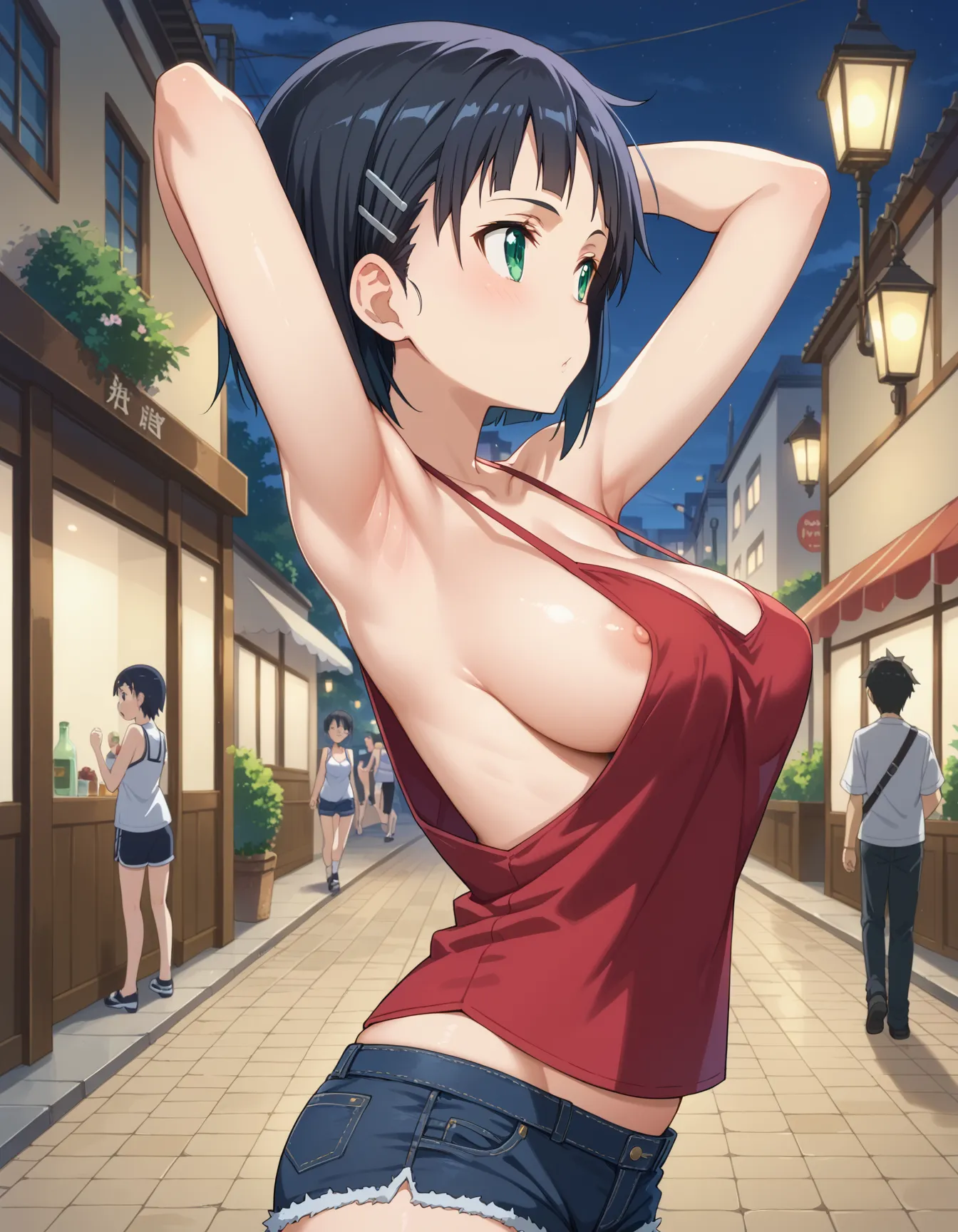 【「下着（ブラジャー・パンティ）」AIエロ画像（イラスト・アニメ・二次元風）15996枚まとめ！(128ページ目)のエロ画像14枚目