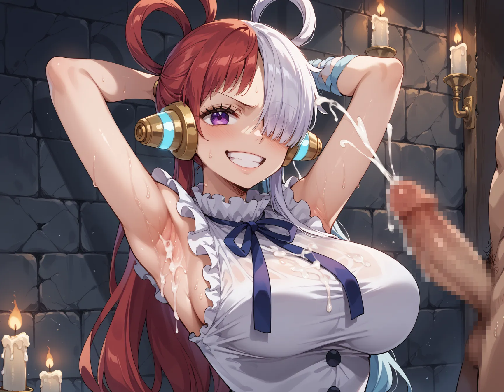 【「腋・脇」AIエロ画像（イラスト・アニメ・二次元風）4705枚まとめ！(37ページ目)のエロ画像24枚目