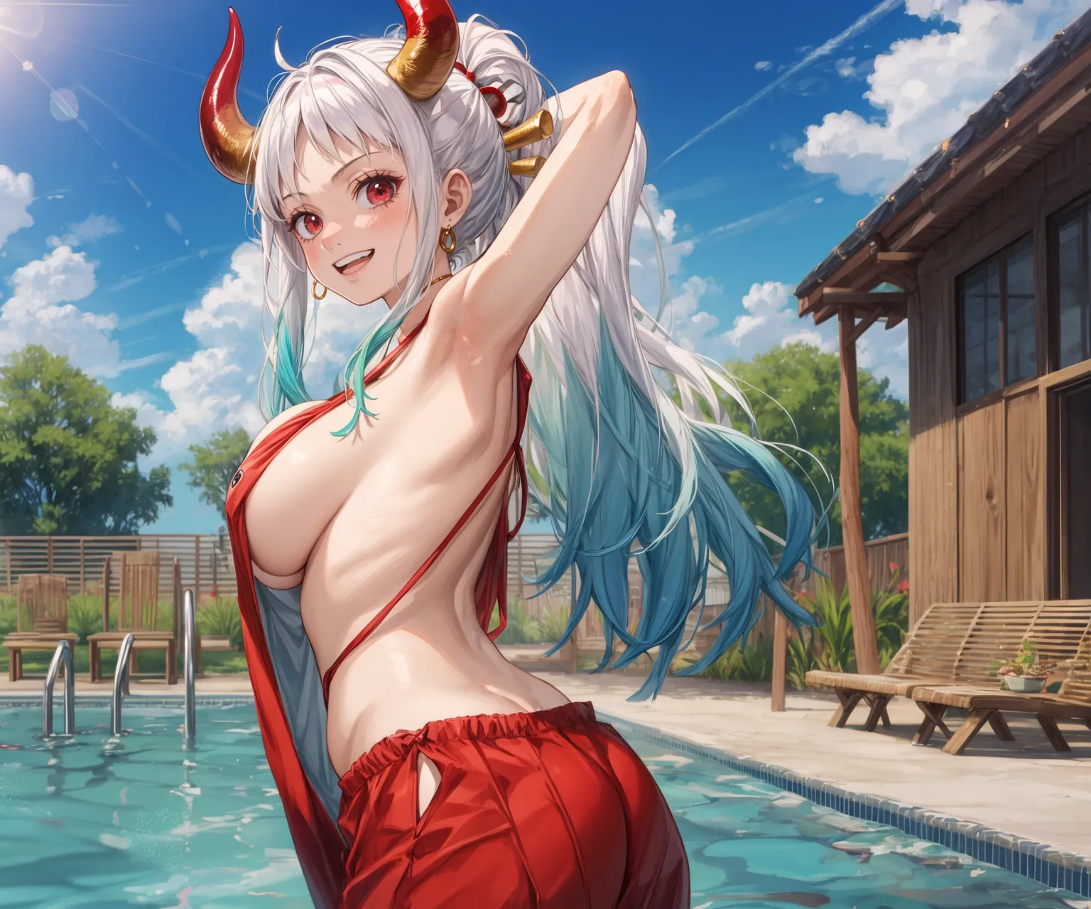 【「爆乳・超乳」AIエロ画像（イラスト・アニメ・二次元風）5621枚まとめ！(43ページ目)のエロ画像15枚目