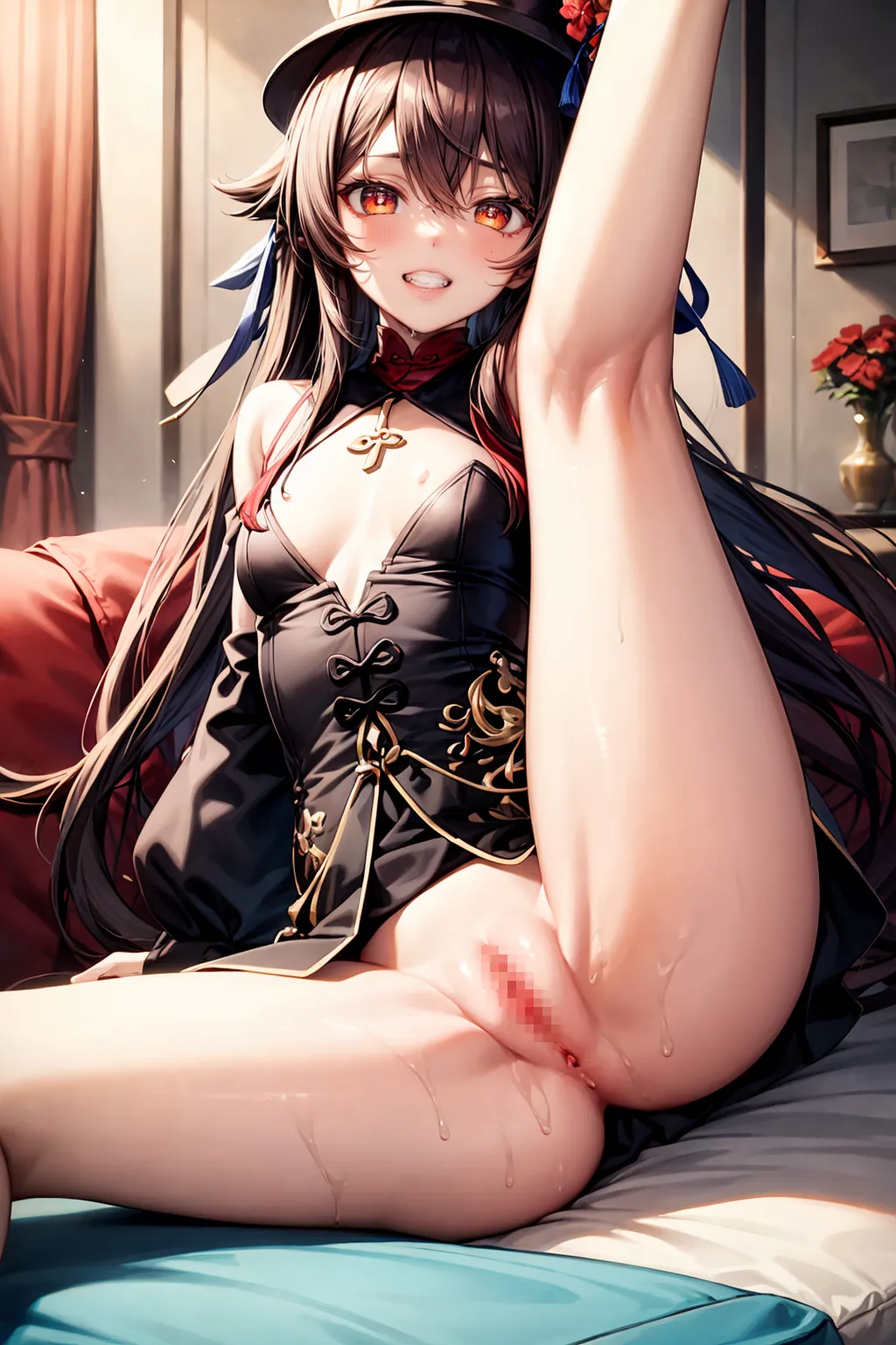 【「貧乳」AIエロ画像（イラスト・アニメ・二次元風）8390枚まとめ！(67ページ目)のエロ画像23枚目