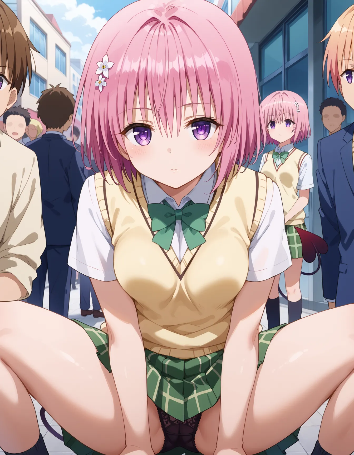 【「学制服」AIエロ画像（イラスト・アニメ・二次元風）4855枚まとめ！(37ページ目)のエロ画像21枚目