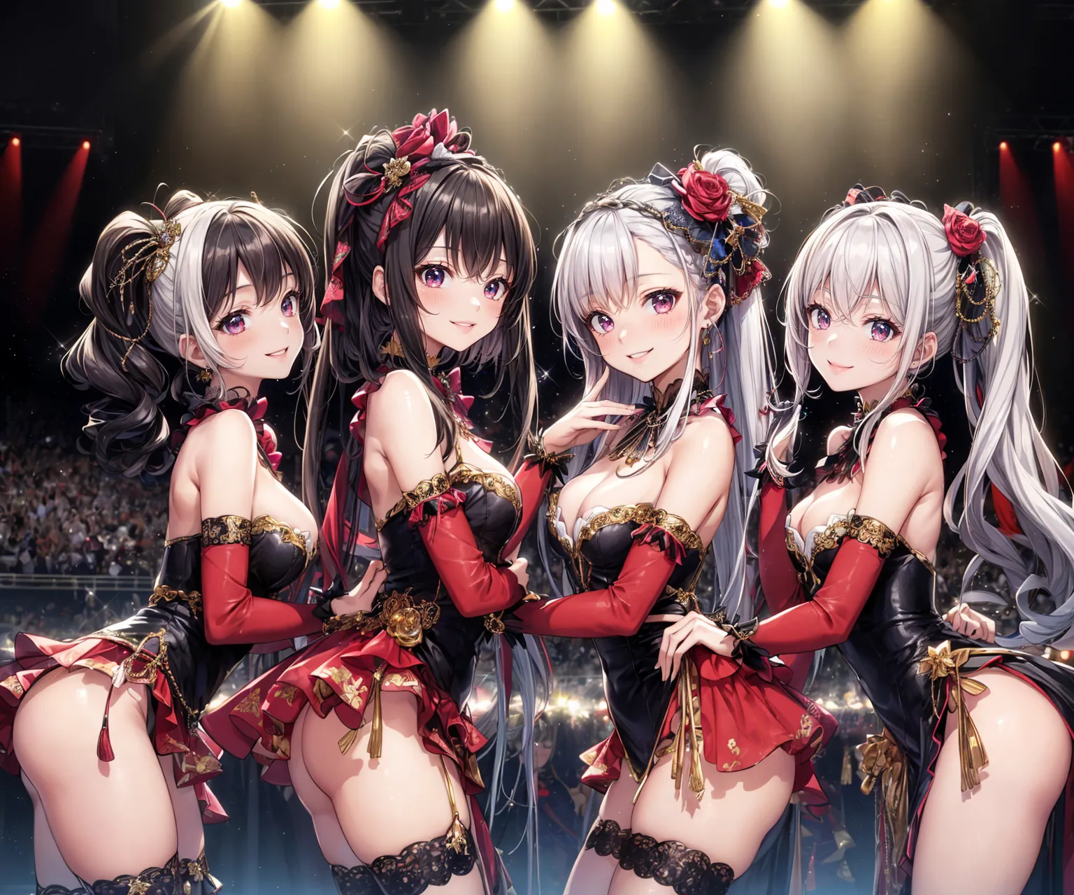 【「アイドル」AIエロ画像（イラスト・アニメ・二次元風）767枚まとめ！(7ページ目)のエロ画像6枚目