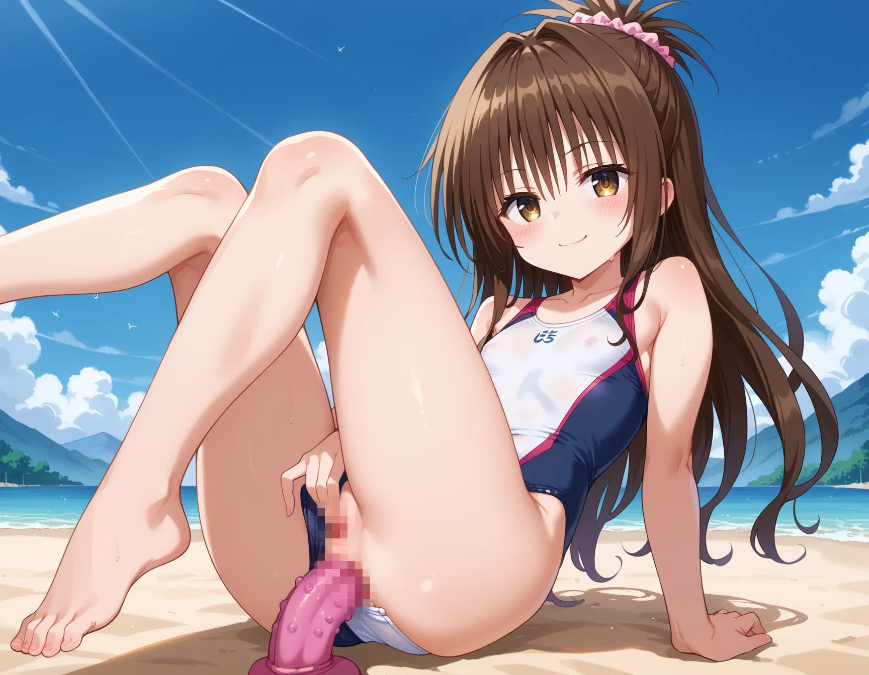 【「貧乳」AIエロ画像（イラスト・アニメ・二次元風）8390枚まとめ！(67ページ目)のエロ画像17枚目