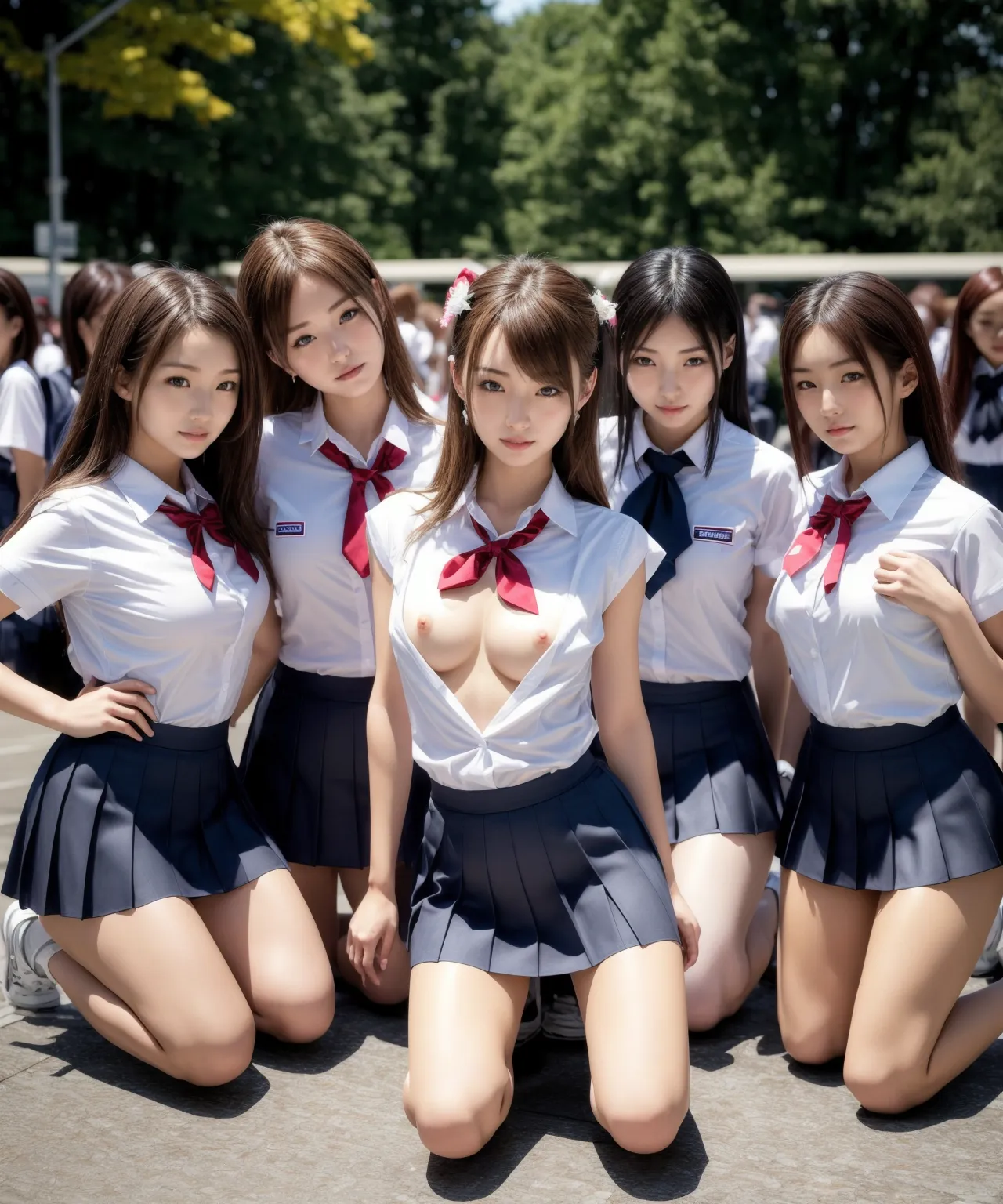 【「女子校生・JK×貧乳」AIエロ画像（リアル・実写・フォト風）2980枚まとめ！(24ページ目)のエロ画像5枚目