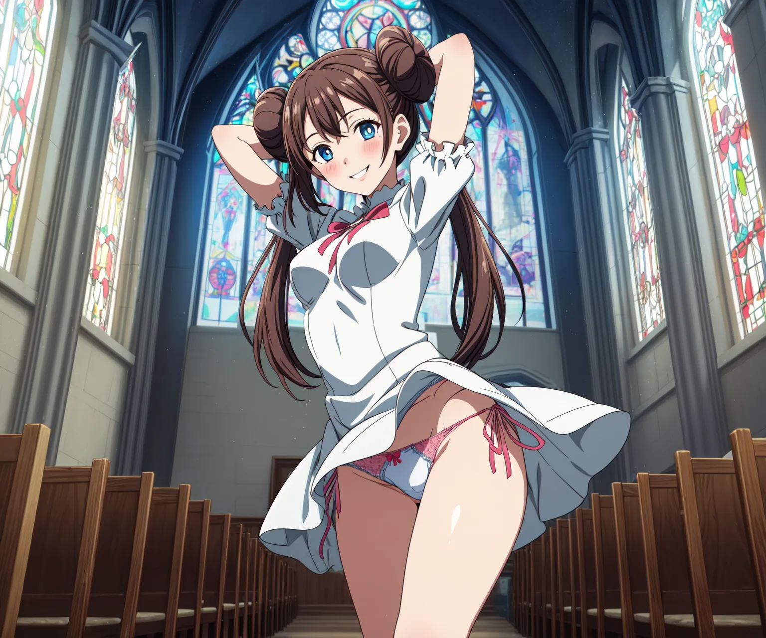 【「下着（ブラジャー・パンティ）」AIエロ画像（イラスト・アニメ・二次元風）15996枚まとめ！(123ページ目)のエロ画像14枚目