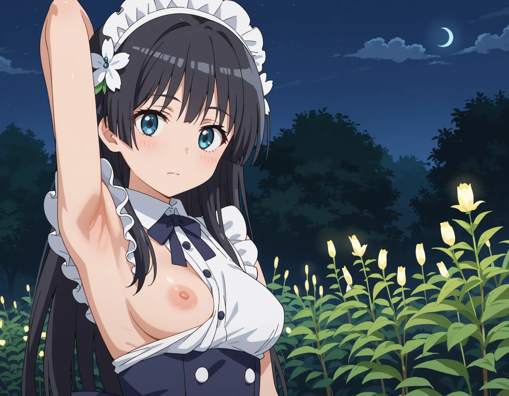 【「メイド」AIエロ画像（イラスト・アニメ・二次元風）516枚まとめ！(5ページ目)のエロ画像3枚目