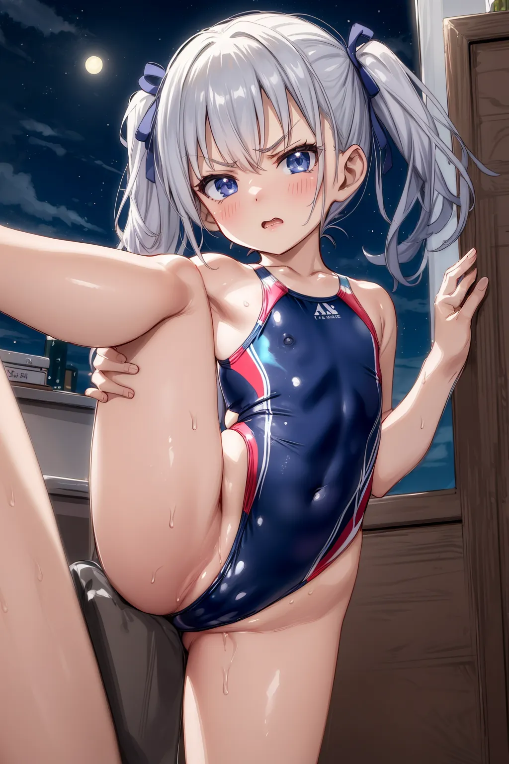 【「貧乳」AIエロ画像（イラスト・アニメ・二次元風）8390枚まとめ！(66ページ目)のエロ画像10枚目