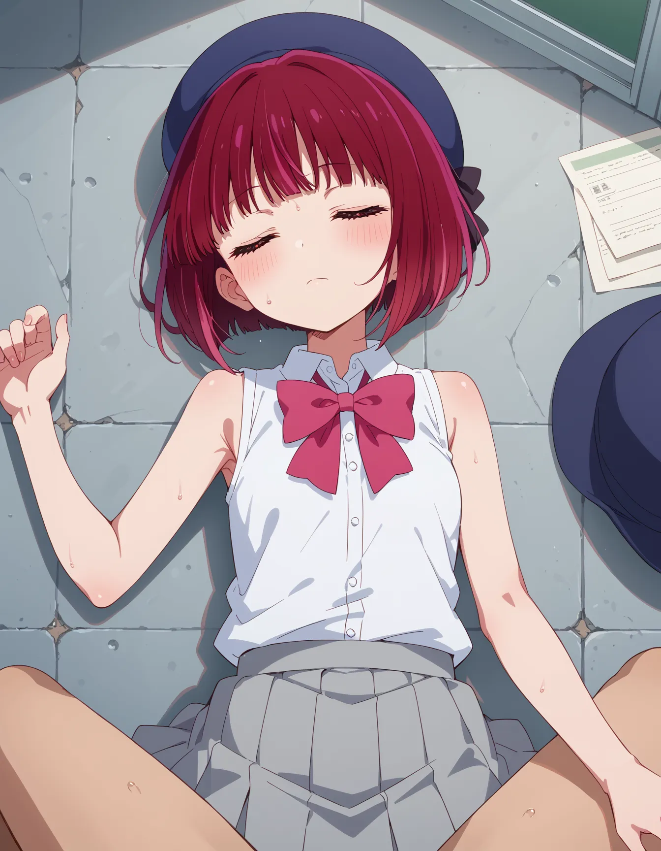 【「学制服」AIエロ画像（イラスト・アニメ・二次元風）4855枚まとめ！(36ページ目)のエロ画像29枚目