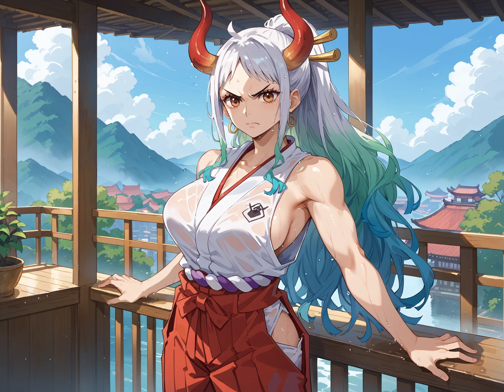 【「着物」AIエロ画像（イラスト・アニメ・二次元風）1472枚まとめ！(12ページ目)のエロ画像6枚目