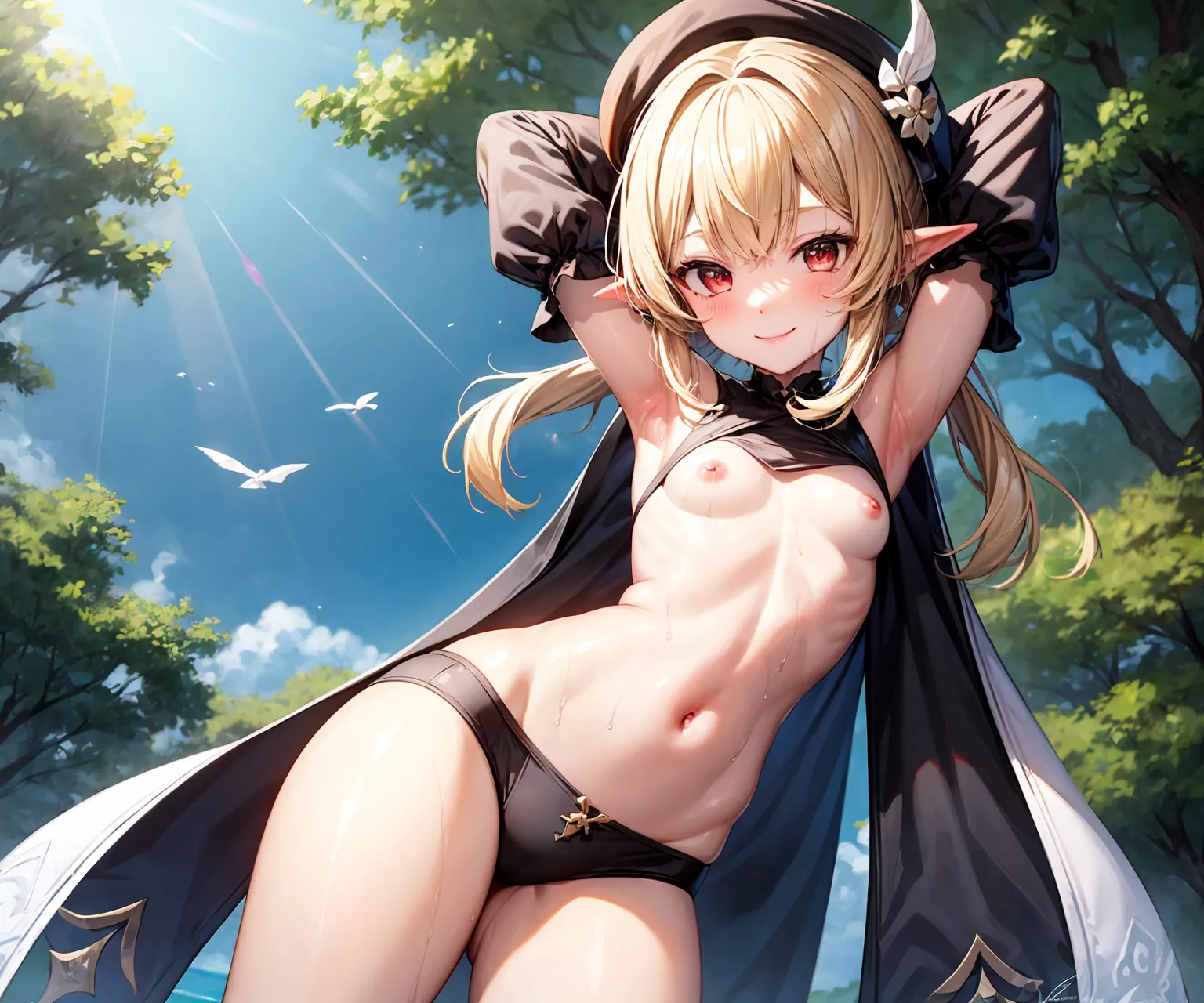 【「尻」AIエロ画像（イラスト・アニメ・二次元風）13361枚まとめ！(100ページ目)のエロ画像13枚目