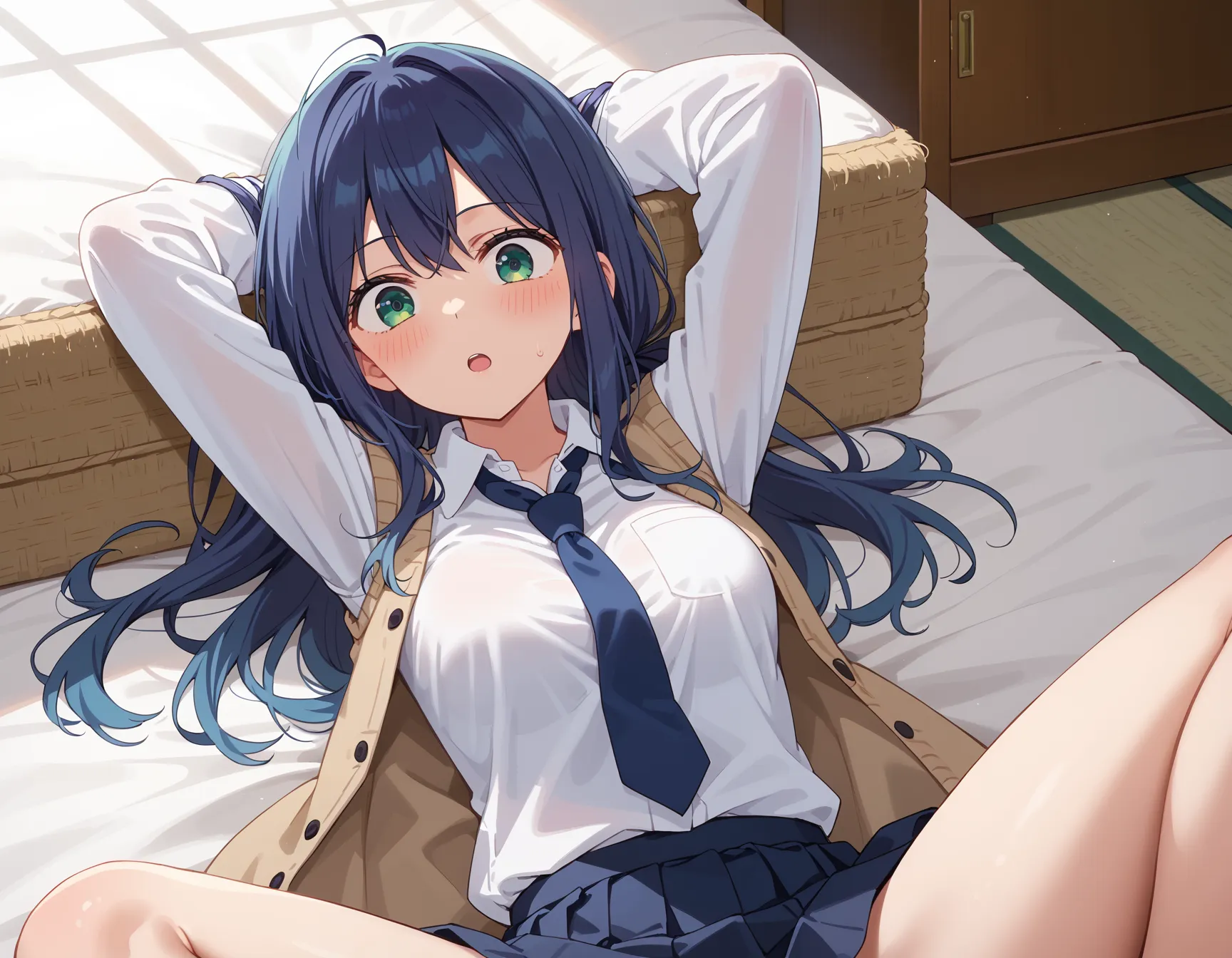 【「学制服」AIエロ画像（イラスト・アニメ・二次元風）4855枚まとめ！(36ページ目)のエロ画像14枚目