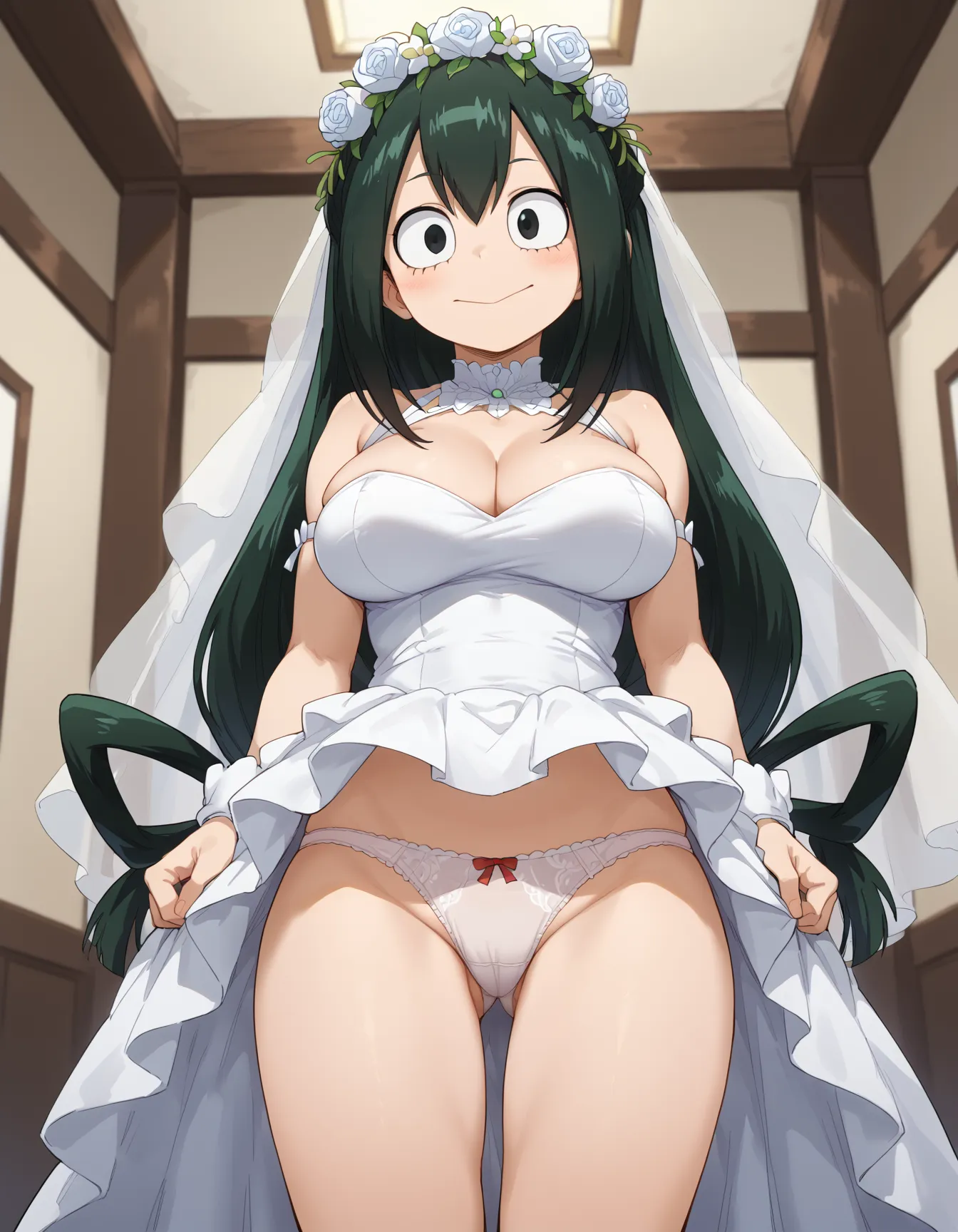 【「下着（ブラジャー・パンティ）」AIエロ画像（イラスト・アニメ・二次元風）15996枚まとめ！(119ページ目)のエロ画像6枚目