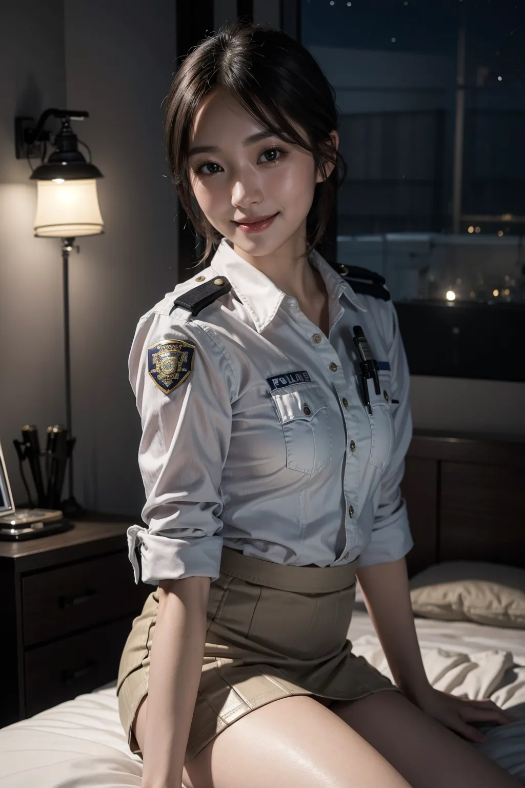 【「女警官」AIエロ画像（リアル・実写・フォト風）810枚まとめ！(7ページ目)のエロ画像2枚目