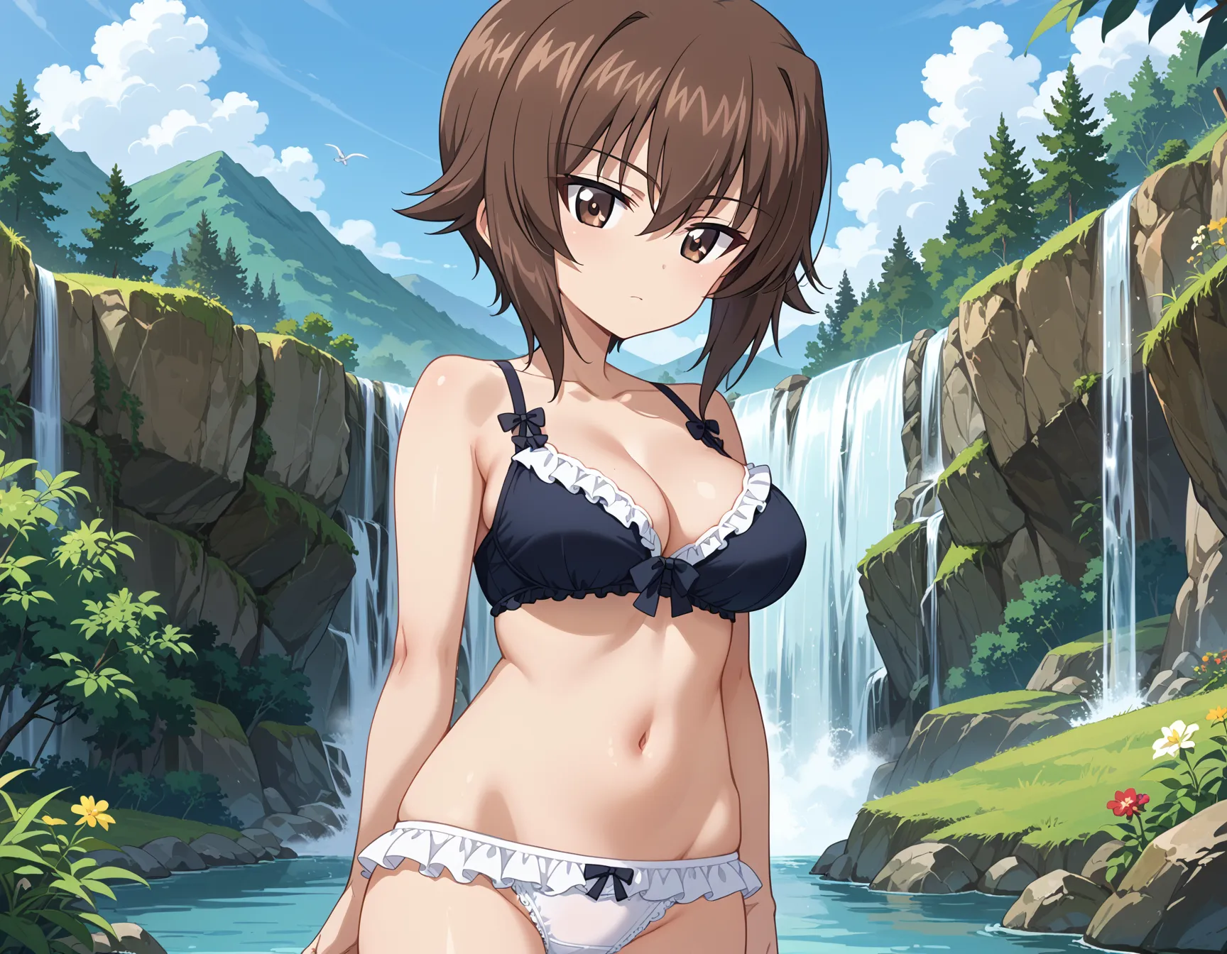 【「下着（ブラジャー・パンティ）」AIエロ画像（イラスト・アニメ・二次元風）15996枚まとめ！(116ページ目)のエロ画像22枚目