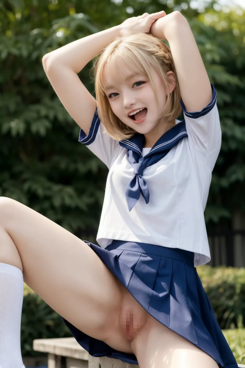 【「女子校生・JK×おまんこ」AIエロ画像（リアル・実写・フォト風）1655枚まとめ！(11ページ目)のエロ画像21枚目