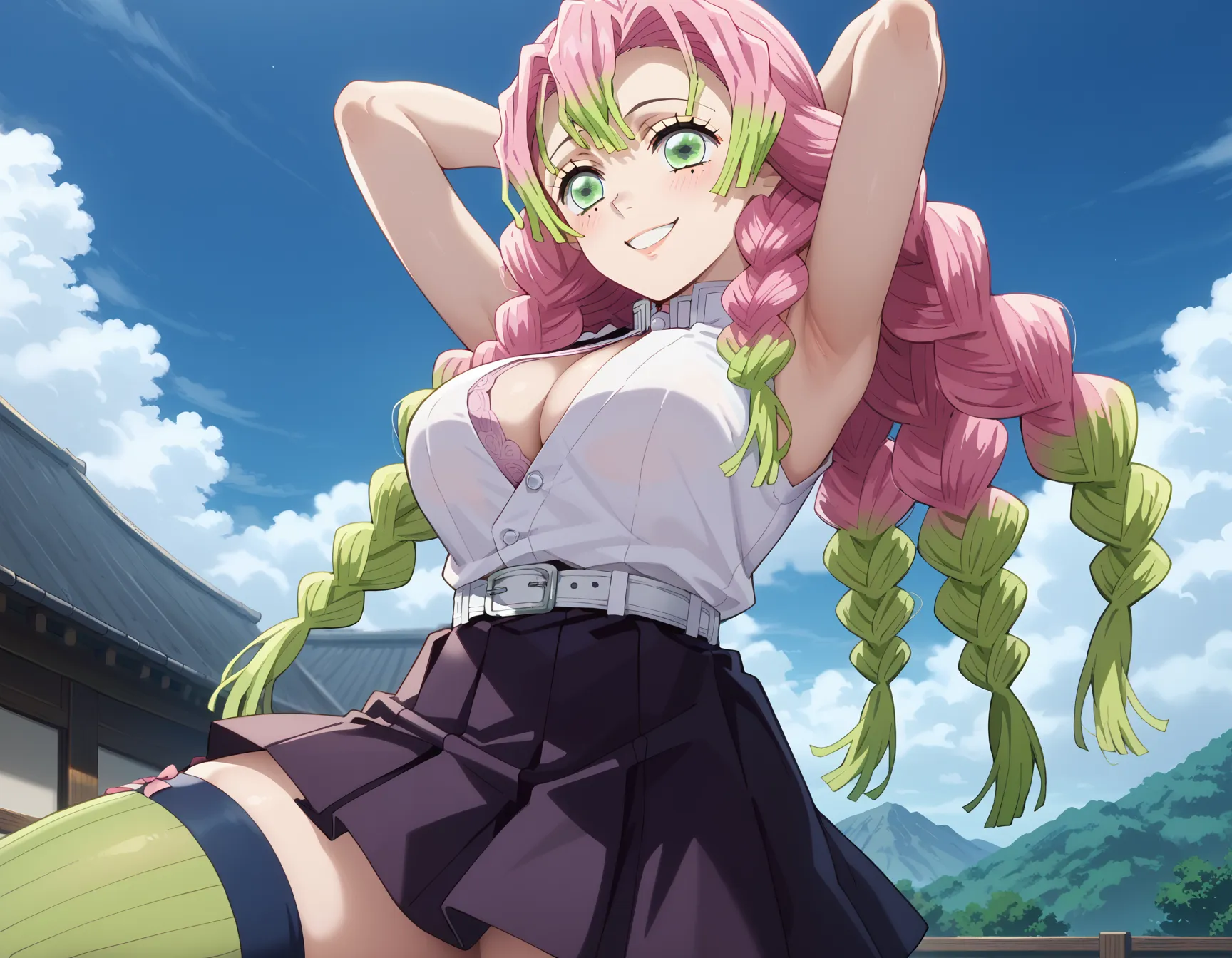 【「下着（ブラジャー・パンティ）」AIエロ画像（イラスト・アニメ・二次元風）15996枚まとめ！(116ページ目)のエロ画像9枚目