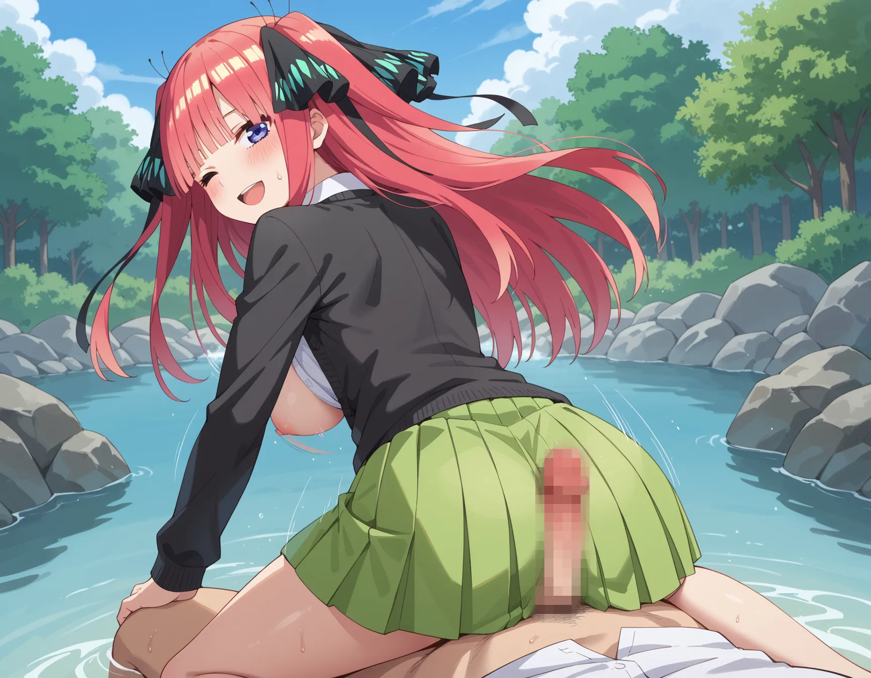 【「学制服」AIエロ画像（イラスト・アニメ・二次元風）4855枚まとめ！(35ページ目)のエロ画像6枚目