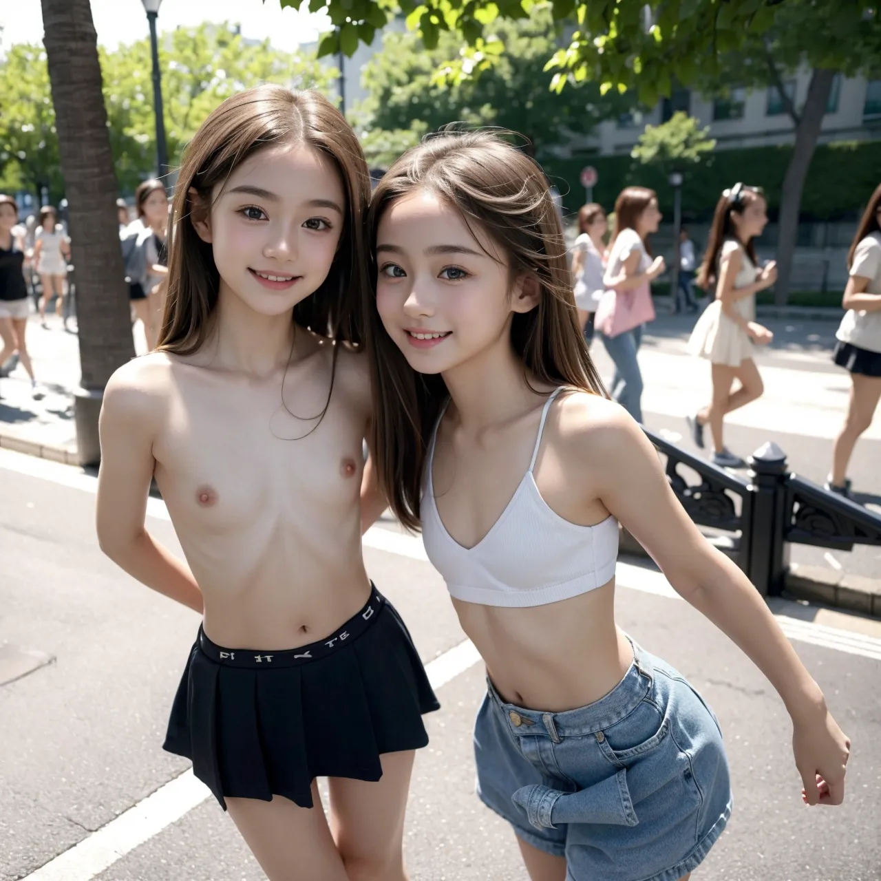 【「貧乳」AIエロ画像（リアル・実写・フォト風）21896枚まとめ！(158ページ目)のエロ画像26枚目