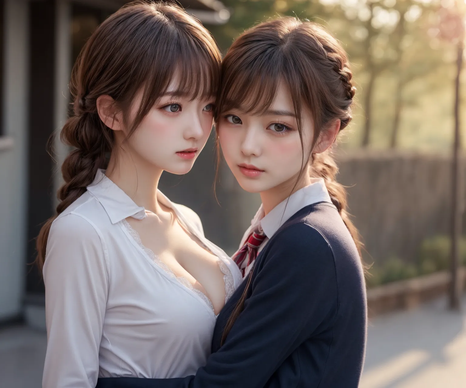 【「女子校生・JK×下着（ブラジャー・パンティ）」AIエロ画像（リアル・実写・フォト風）3555枚まとめ！(26ページ目)のエロ画像28枚目