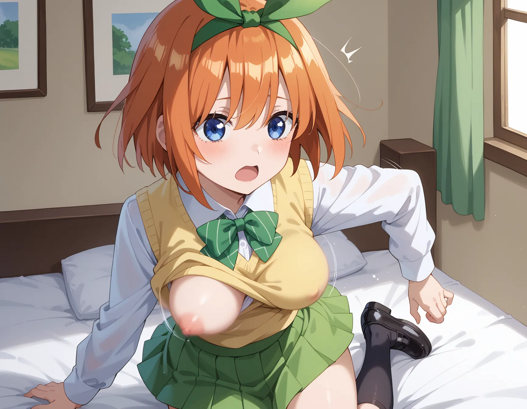 【「学制服」AIエロ画像（イラスト・アニメ・二次元風）4855枚まとめ！(34ページ目)のエロ画像21枚目