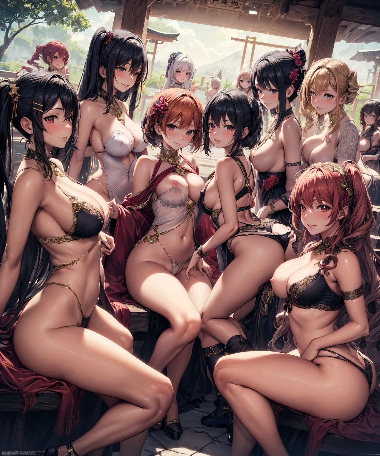 【「下着（ブラジャー・パンティ）」AIエロ画像（イラスト・アニメ・二次元風）15996枚まとめ！(114ページ目)のエロ画像4枚目