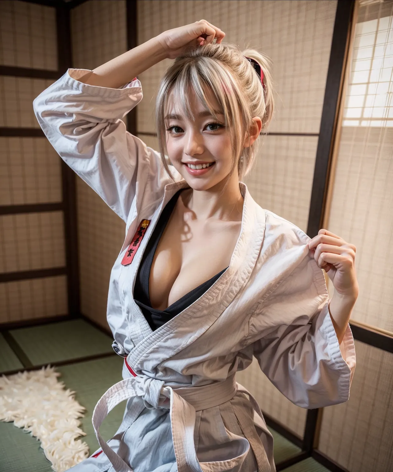 【「道着（空手・柔道）」AIエロ画像（リアル・実写・フォト風）515枚まとめ！(4ページ目)のエロ画像18枚目