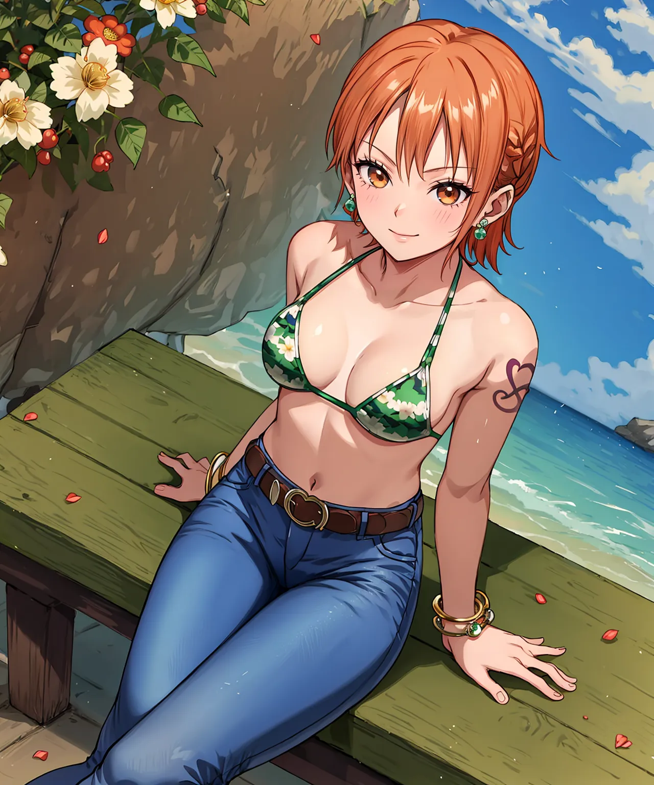 【「下着（ブラジャー・パンティ）」AIエロ画像（イラスト・アニメ・二次元風）15996枚まとめ！(112ページ目)のエロ画像28枚目