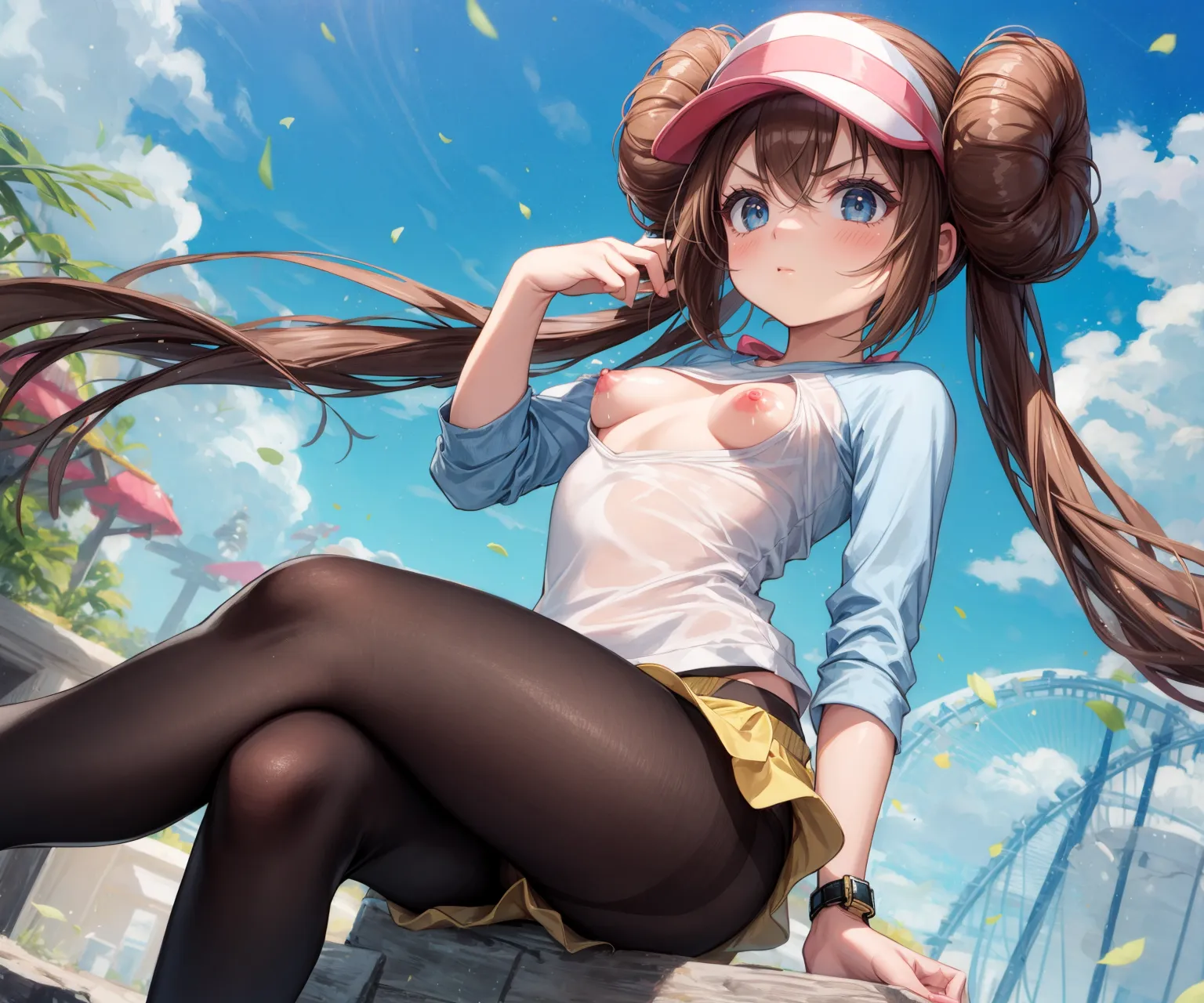 【「パンスト」AIエロ画像（イラスト・アニメ・二次元風）1436枚まとめ！(11ページ目)のエロ画像28枚目