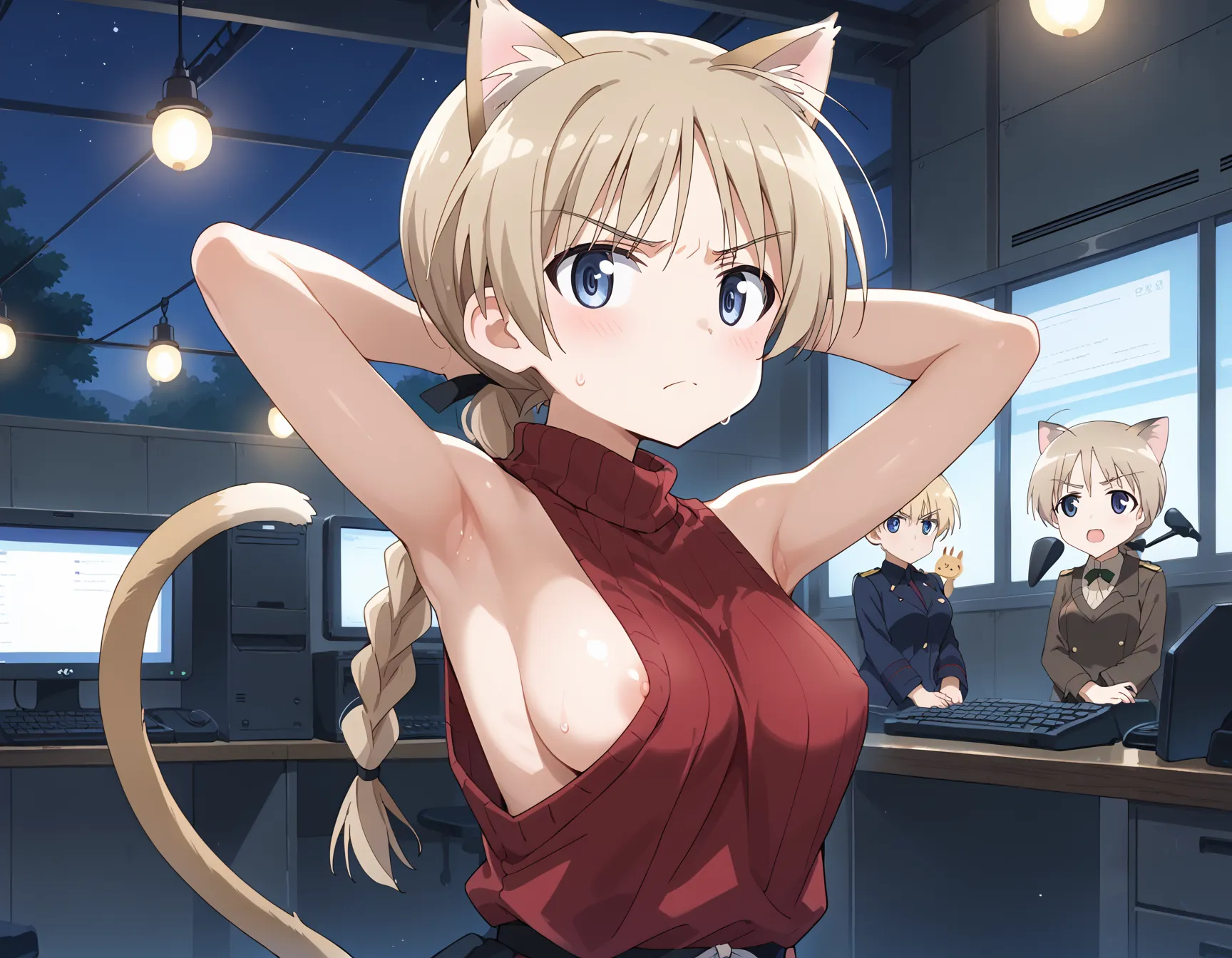 【「下着（ブラジャー・パンティ）」AIエロ画像（イラスト・アニメ・二次元風）15996枚まとめ！(112ページ目)のエロ画像6枚目