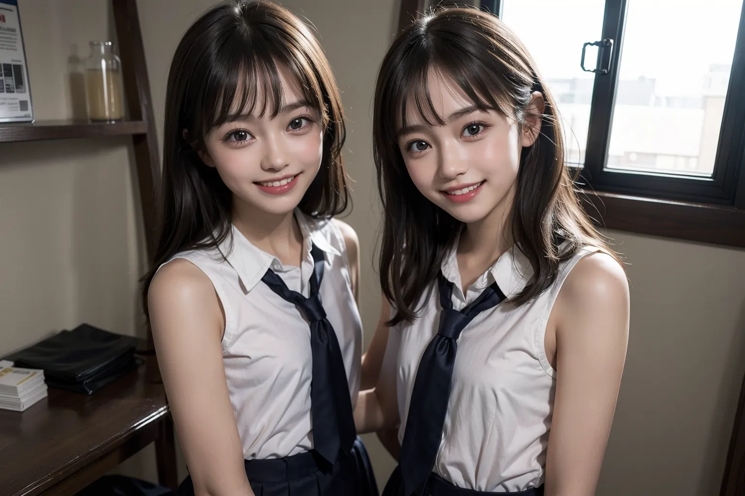 【「貧乳」AIエロ画像（リアル・実写・フォト風）21896枚まとめ！(152ページ目)のエロ画像19枚目