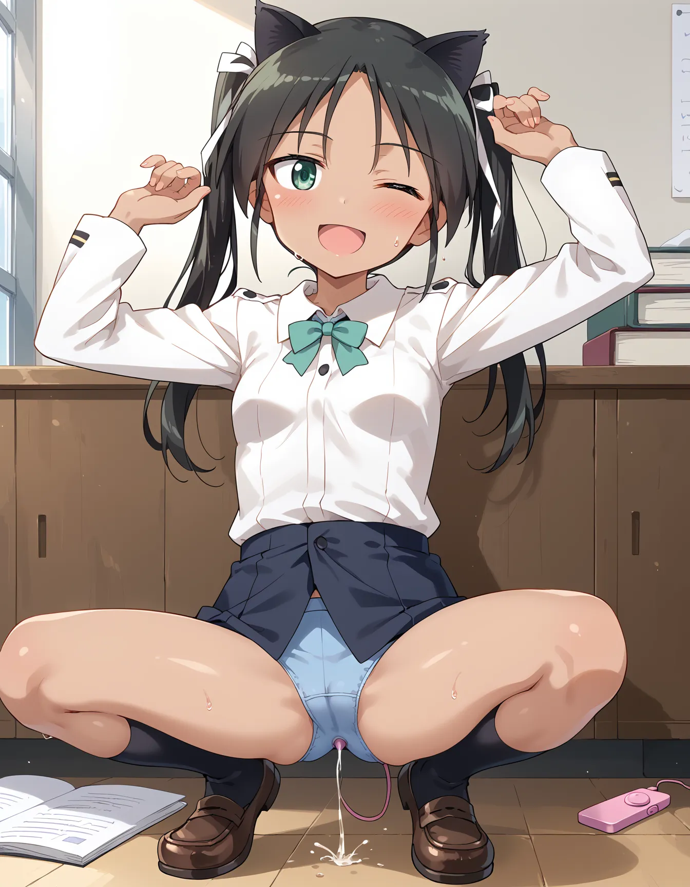 【「下着（ブラジャー・パンティ）」AIエロ画像（イラスト・アニメ・二次元風）15996枚まとめ！(110ページ目)のエロ画像28枚目