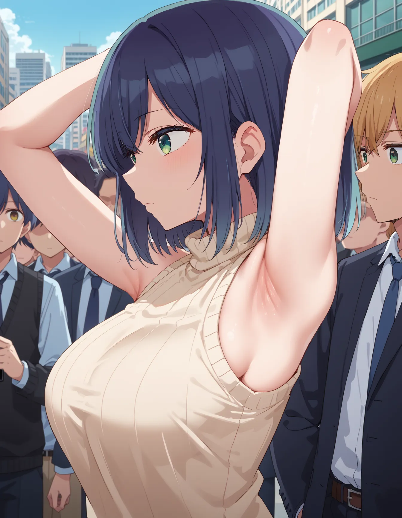 【「腋・脇」AIエロ画像（イラスト・アニメ・二次元風）4705枚まとめ！(32ページ目)のエロ画像28枚目